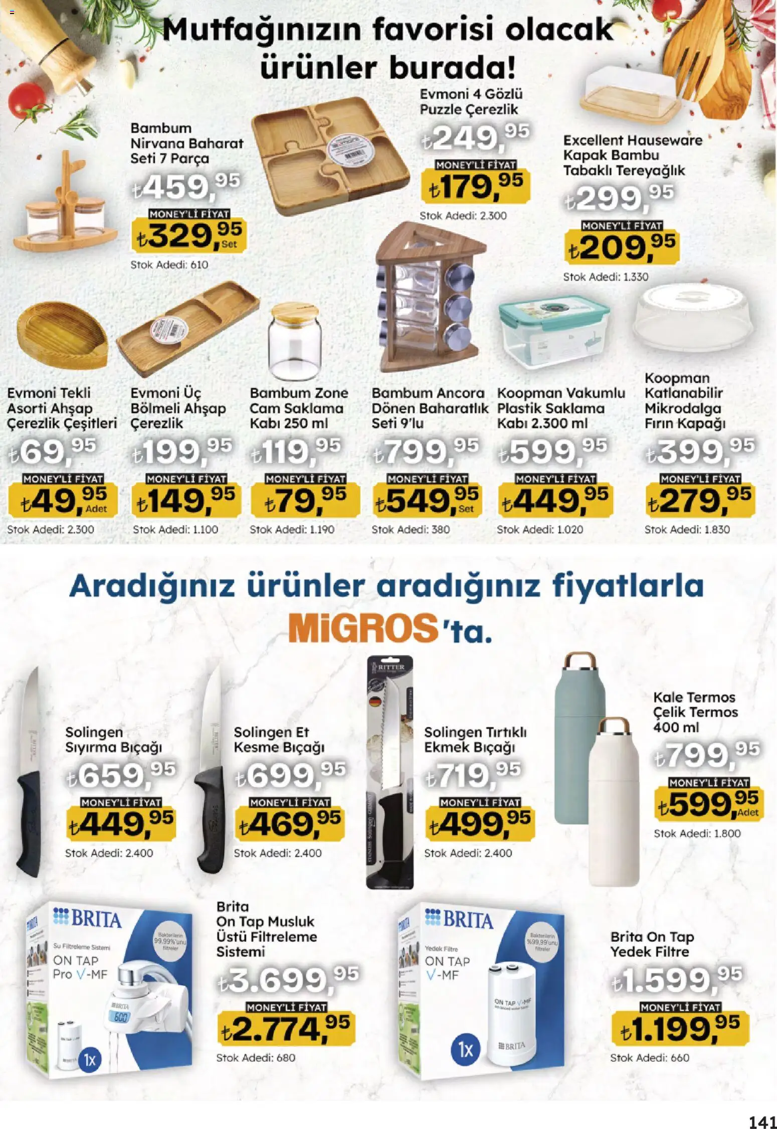 Migros Katalog - 5M Migroskop Dijital - 16.04.2026 tarihinden itibaren geçerlidir | Sayfa: 141 | Ürünler: Ekmek, Baharatlık, Baharat, Termos
