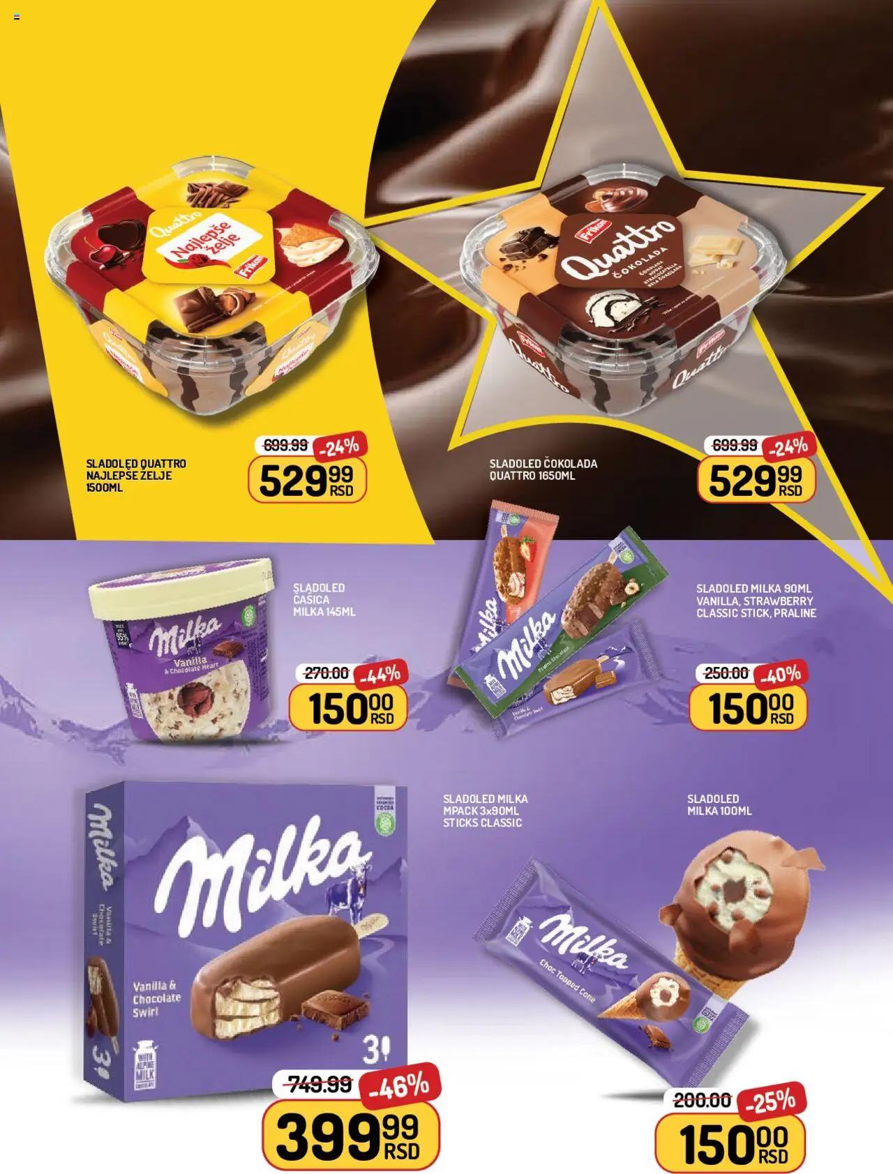 Aman katalog - važi od 12.09.2025 | Strana: 6 | Proizvode: Milka, Sladoled, Praline, Čokolada