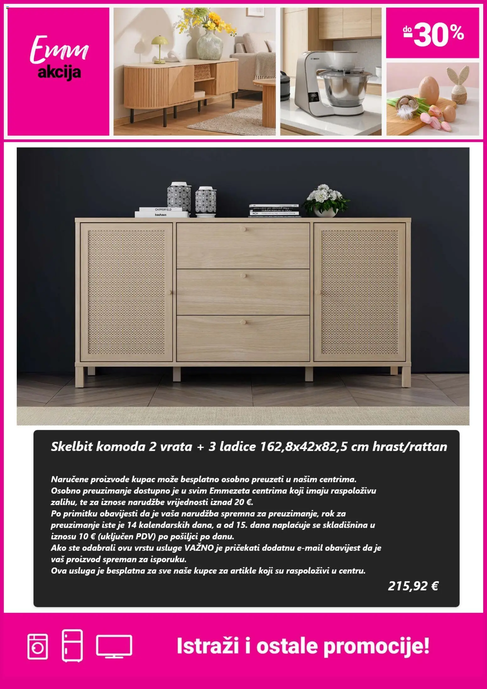 Emmezeta katalog | vrijedi od 08.04.2026 | Stranica: 5 | Proizvodi: Komoda, Vrata, Ladice