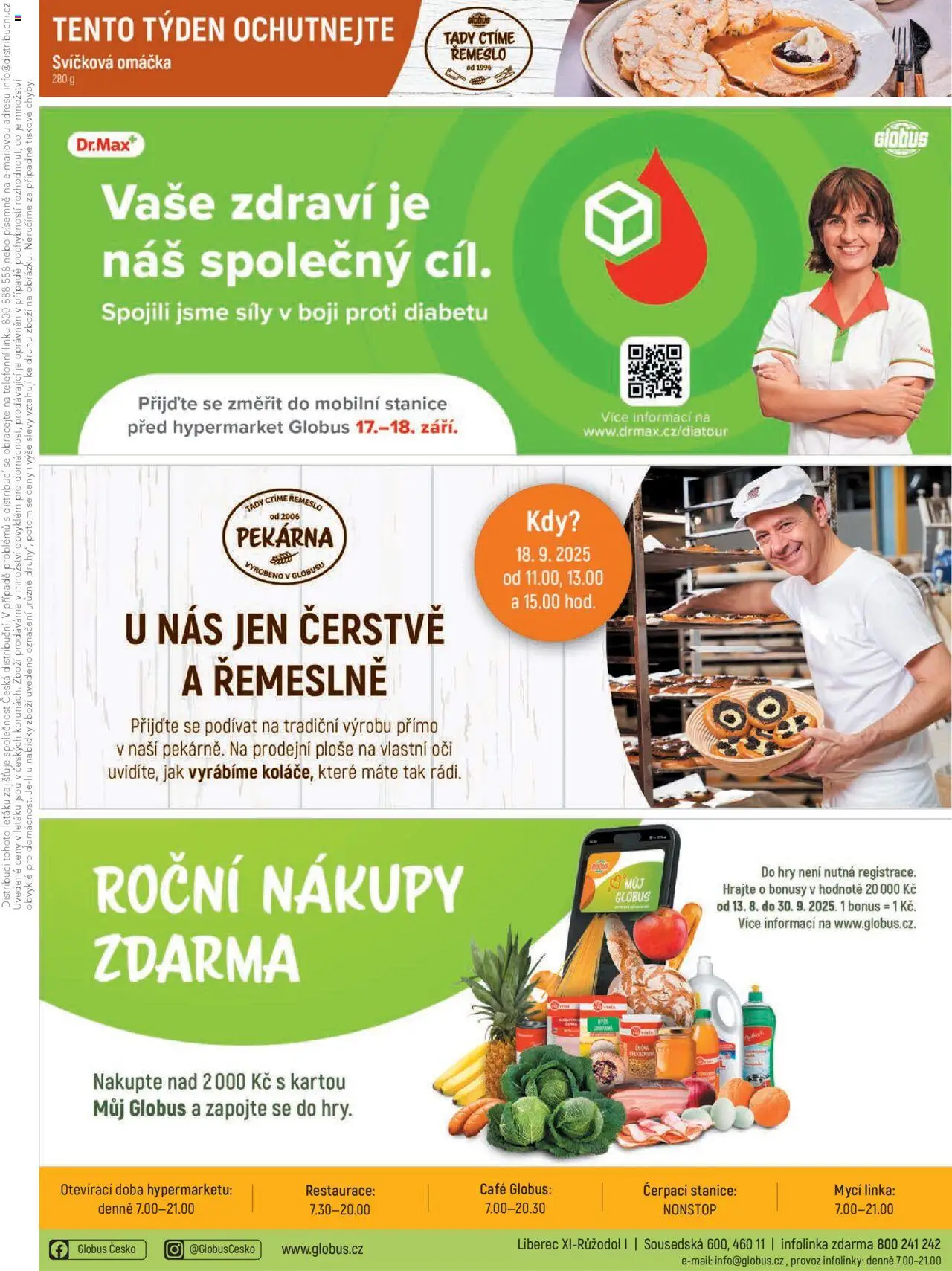 Globus leták - Liberec od 10.09.2025 | Strana: 30 | Produkty: Globus, Pekárna