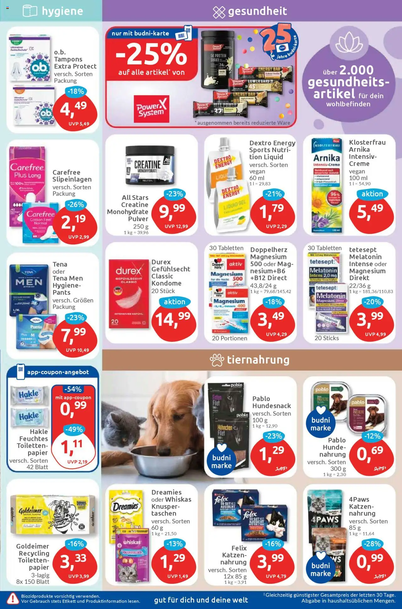 Budni Prospekt 	 - gültig ab dem 04.08.2025 | Seite: 5 | Produkte: Energy, Creme, Whiskas