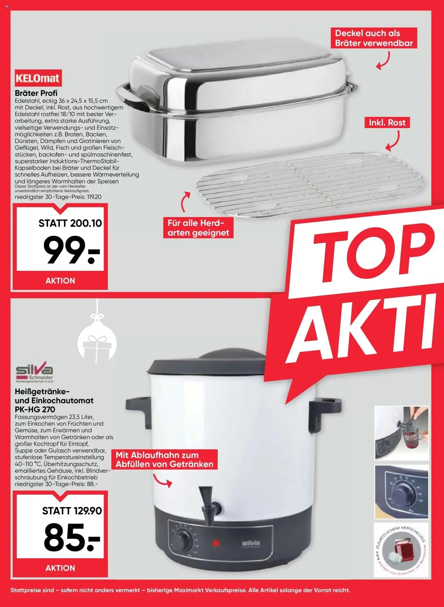 Maximarkt Vöcklabruck, Ried gültig ab 11.12.2025 | Seite: 30 | Produkte: Herd, Fisch