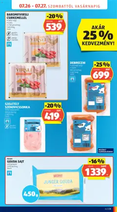 Aldi akciós ujság - amely érvényes a következő dátumtól: 26.07.2025 | Oldal: 5