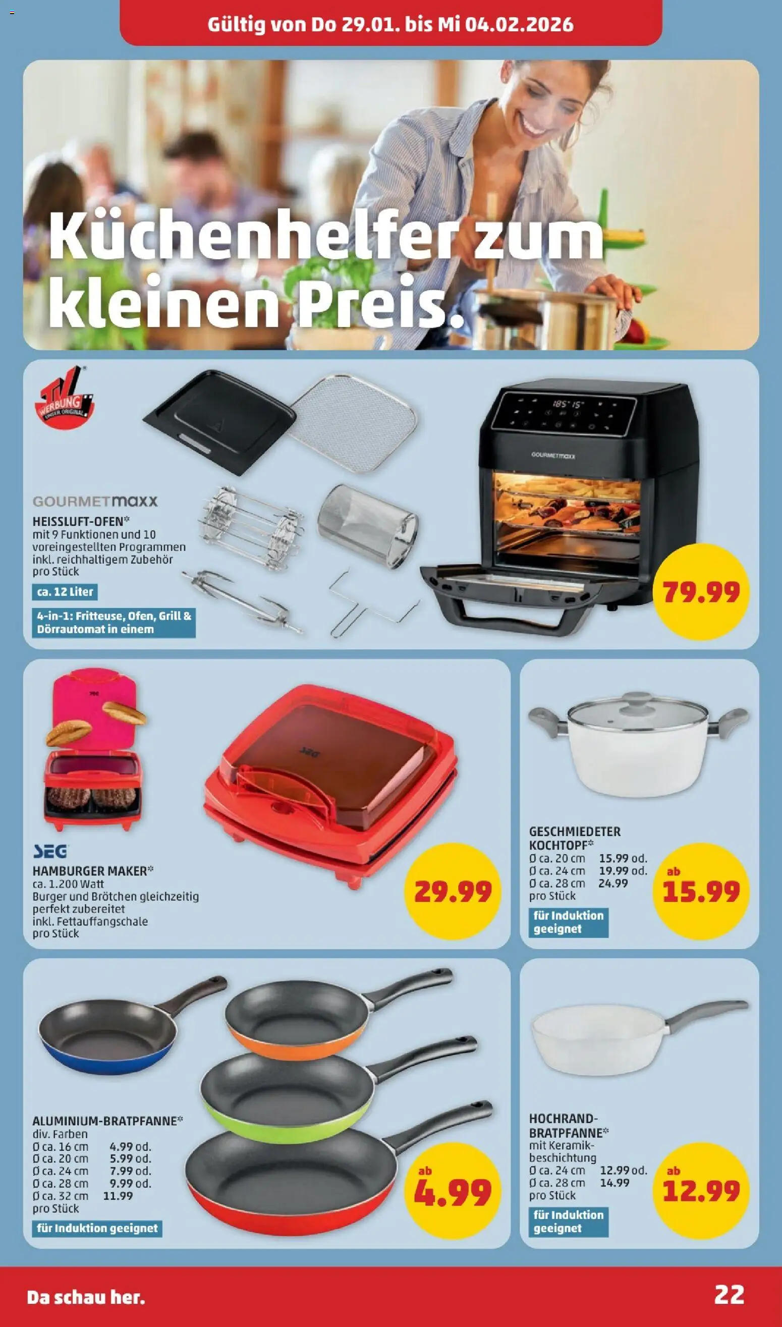 Penny Markt Flugblatt gültig ab 29.01.2026 | Seite: 22 | Produkte: Grill