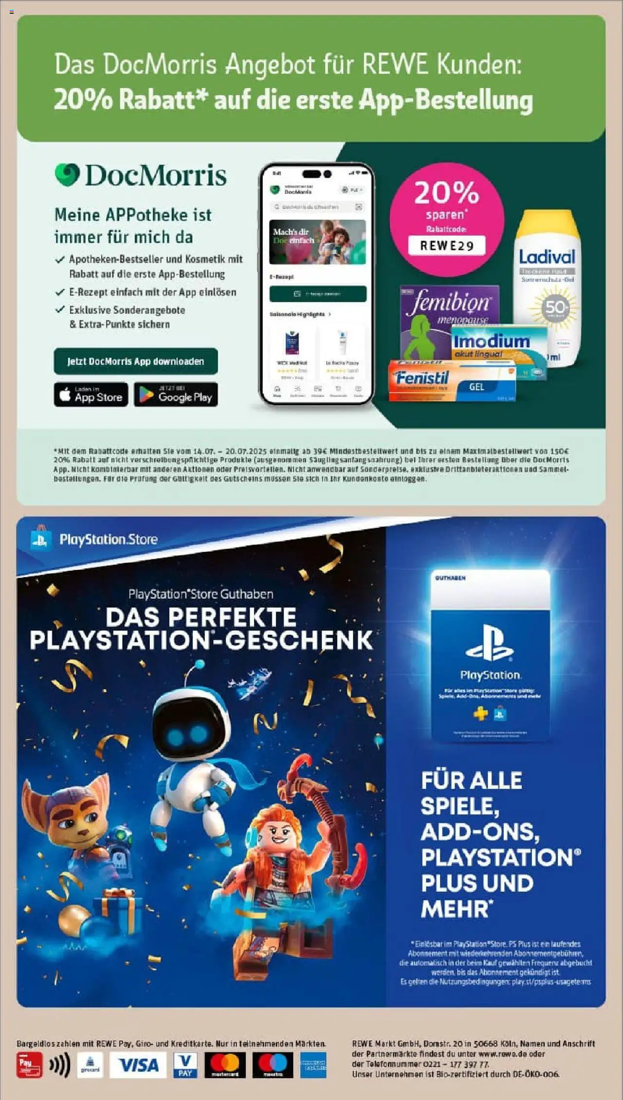 Rewe prospekt Bonn / Kessenich	 - gültig ab dem 14.07.2025 | Seite: 20 | Produkte: Playstation