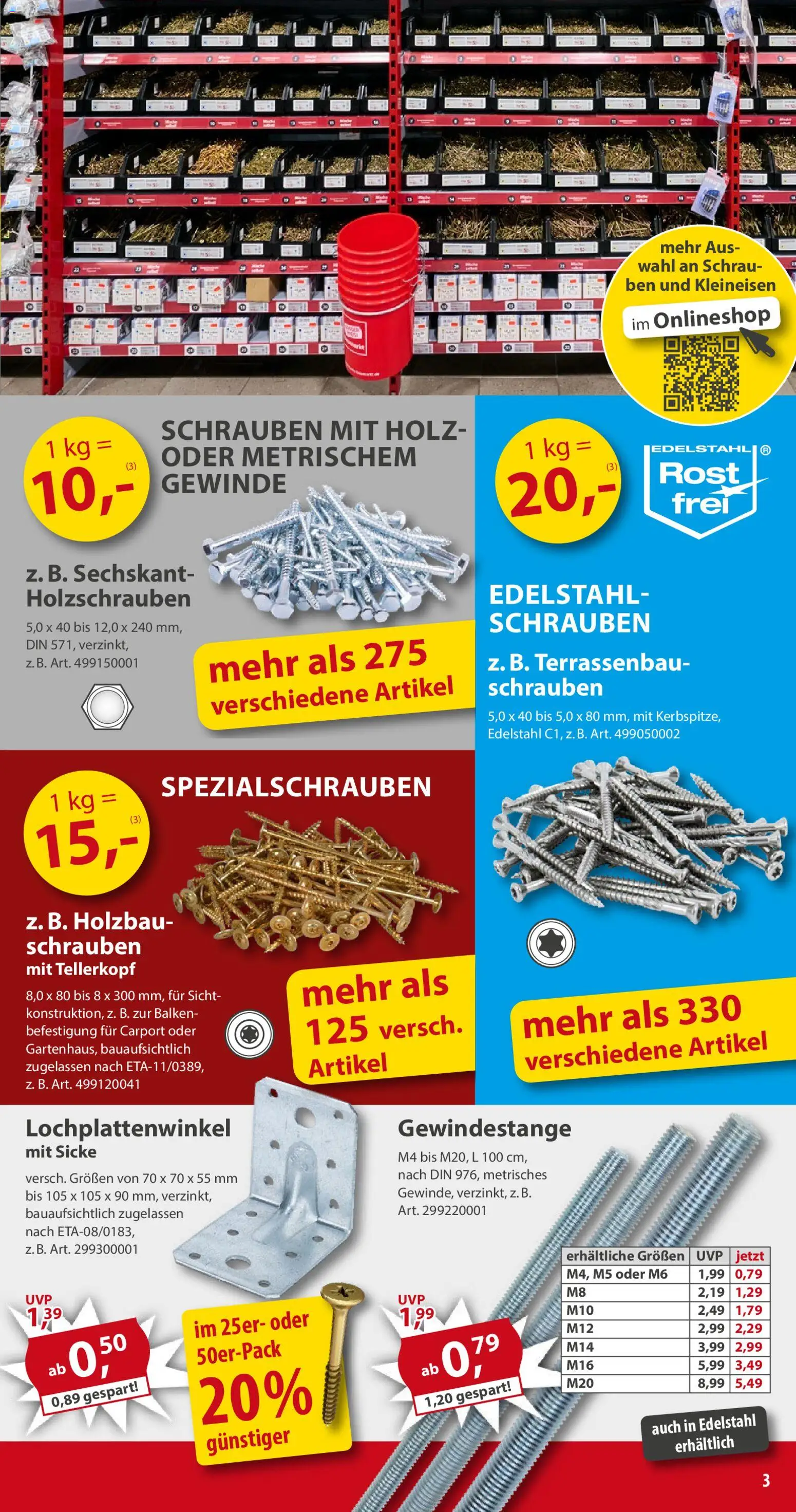 Sonderpreis Baumarkt Prospekt 	 – gültig ab 28.03.2026 | Seite: 3