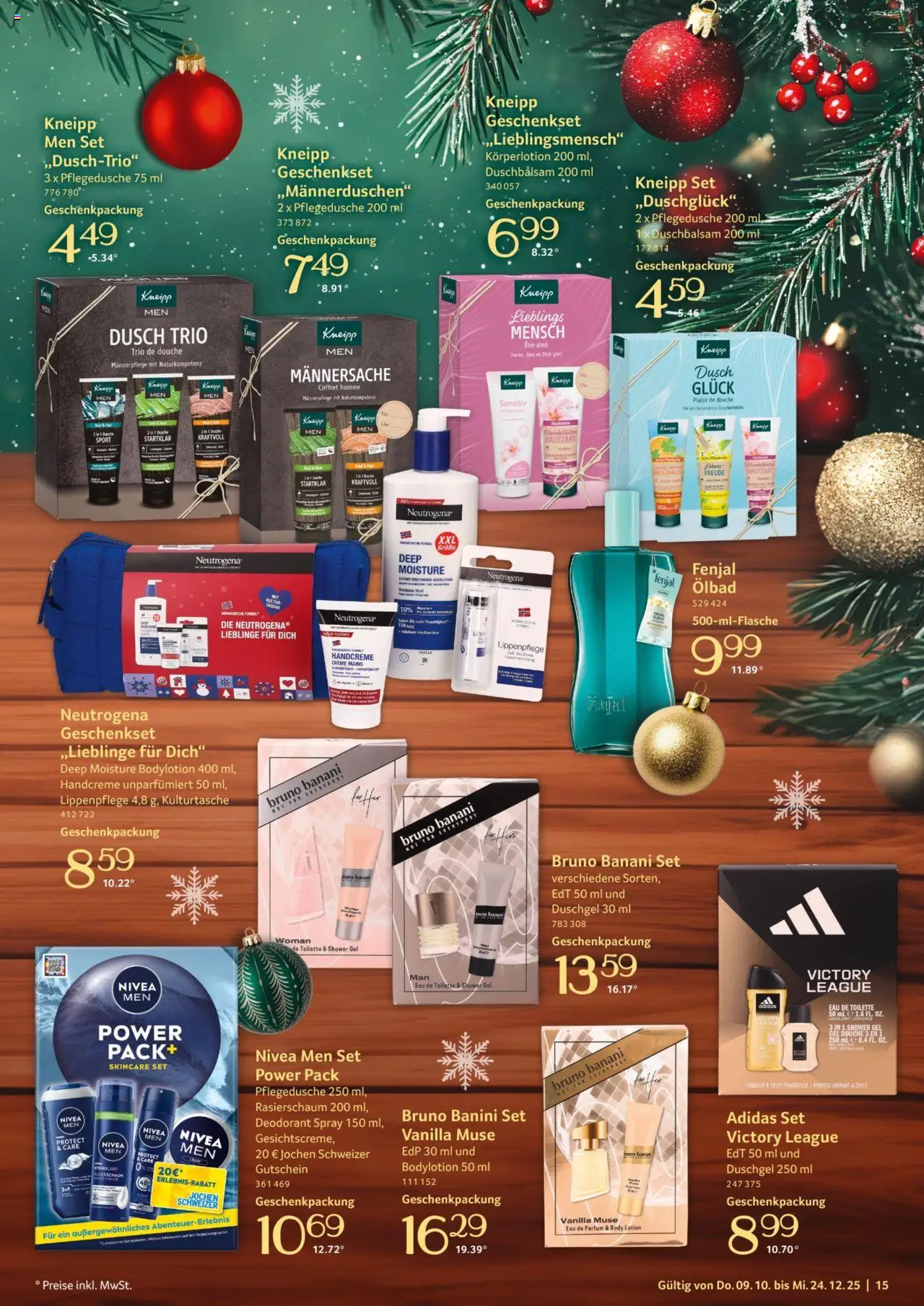 Selgros Präsente – gültig ab 09.10.2025 | Seite: 15 | Produkte: Creme, Körperlotion, Shower Gel, Eau de Parfum