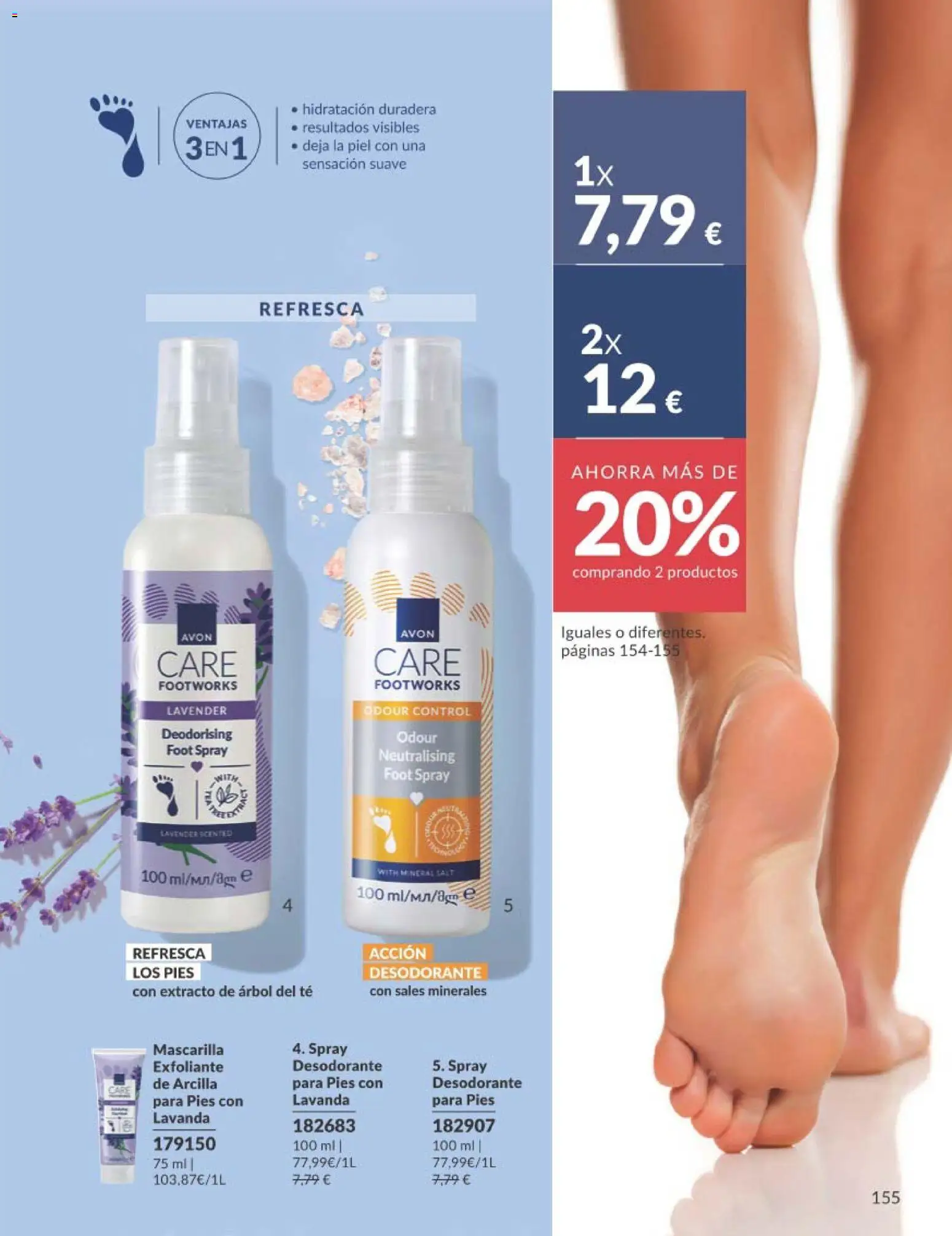 Catálogo AVON campaña 3 │ válido desde el 01.03.2026 | Página: 175 | Productos: Desodorante, Té, Γαύρος