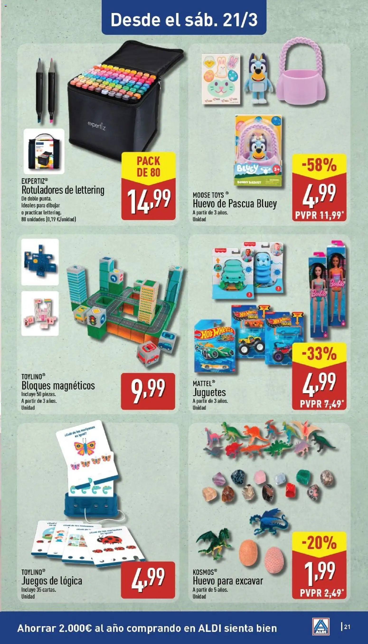 Aldi folleto Península │ válido desde el 16.03.2026 | Página: 21 | Productos: Juguetes