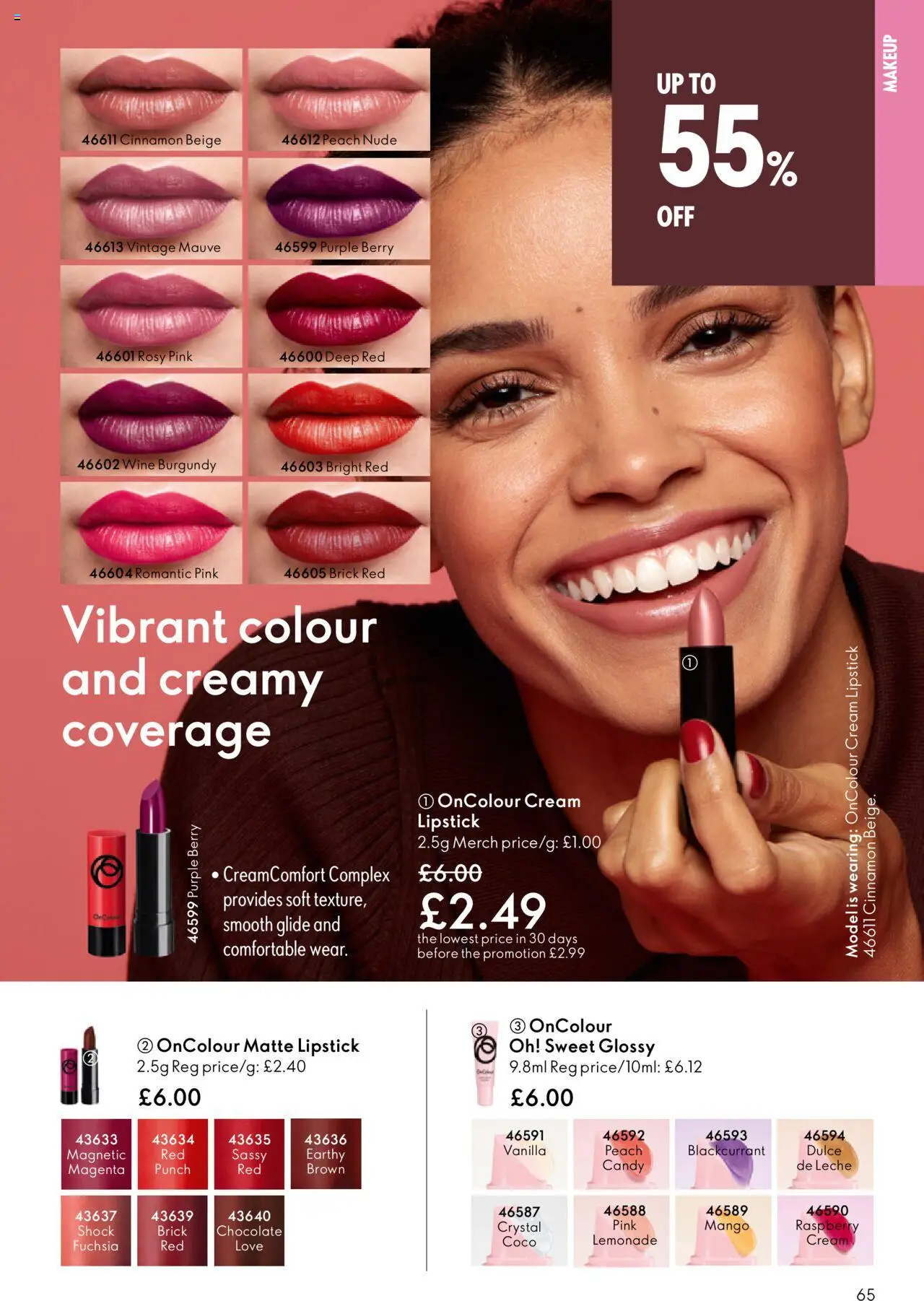  | Page: 65 | Products: Lipstick, Wine, Cream, Mango