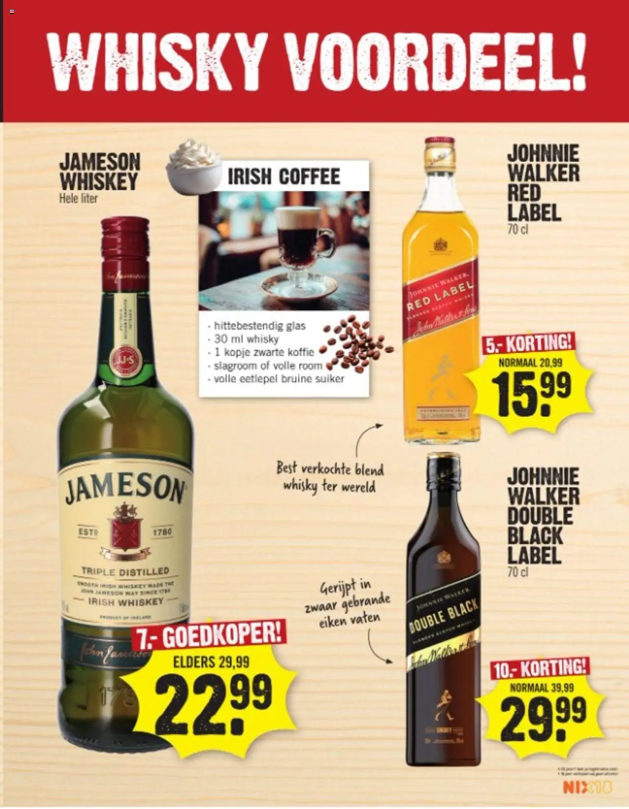  | Pagina: 5 | Producten: Koffie, Waffelini, Whisky, Slagroom