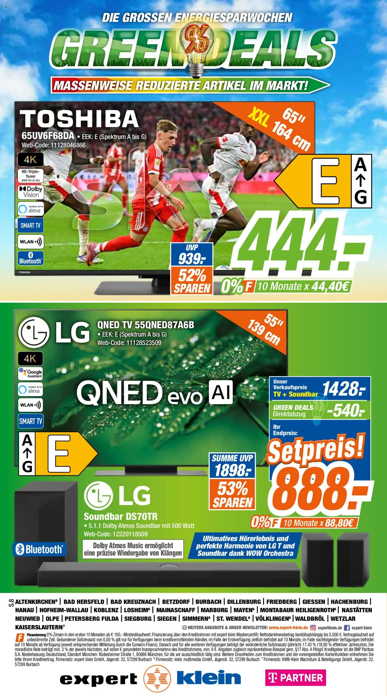 Expert Giessen – gültig ab 24.01.2026 | Seite: 8 | Produkte: Bad, Smart TV, Soundbar, TV