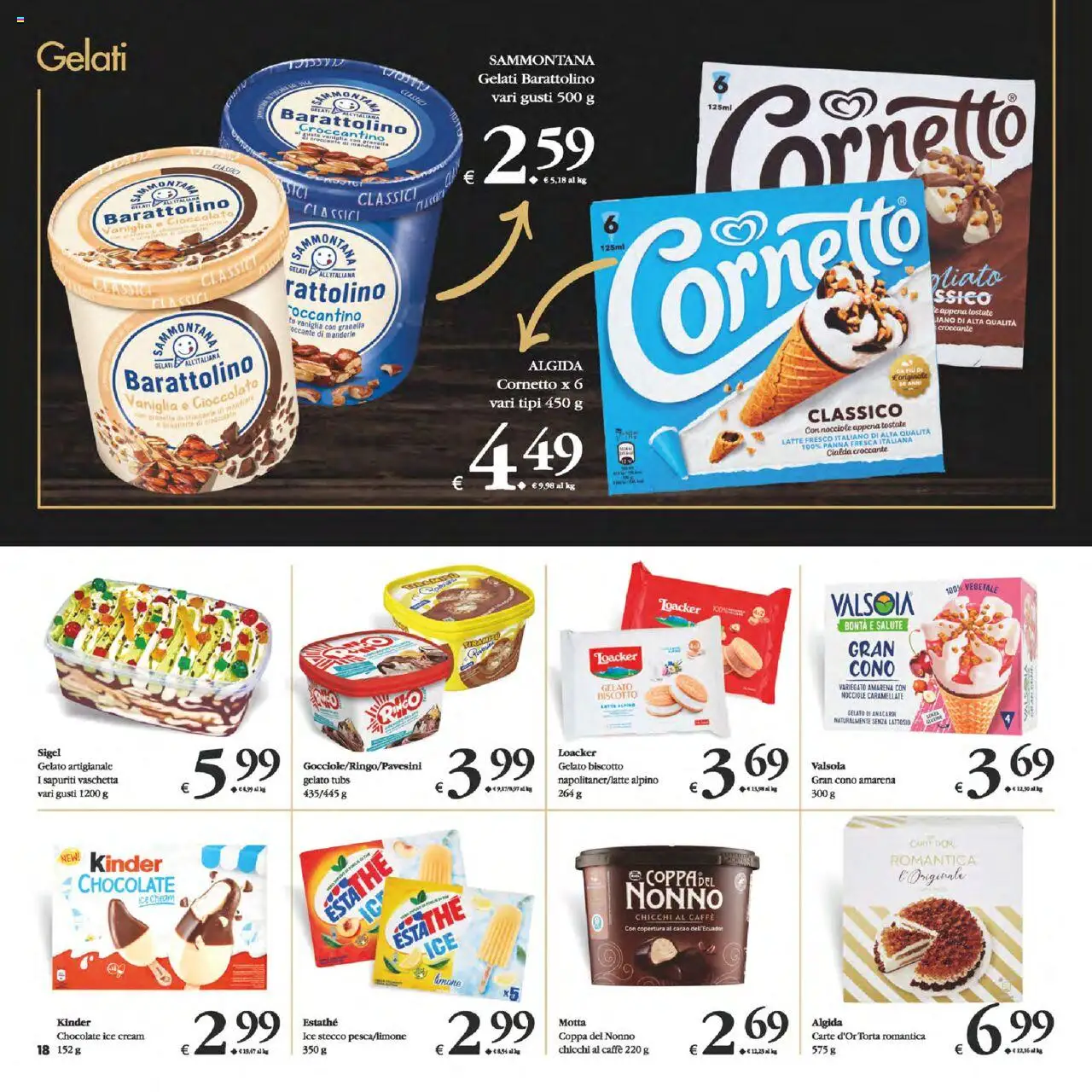 Volantino Decò del 12.08.2025 | Pagina: 18 | Prodotti: Latte, Mandorle, Torta, Amarena