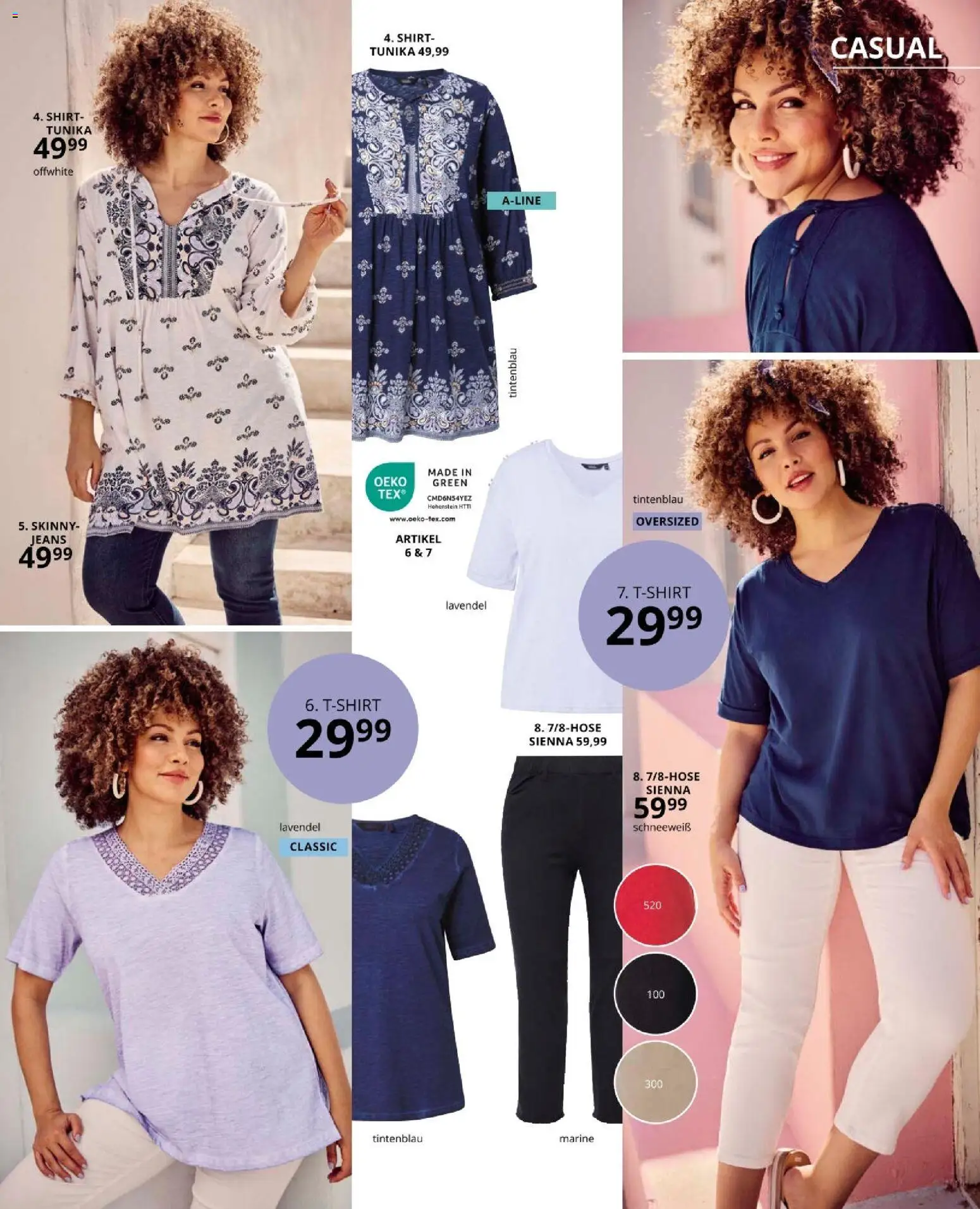 Ulla Popken akciós ujság - amely érvényes a következő dátumtól: 01.04.2026 | Oldal: 73 | Termékek: Tunika