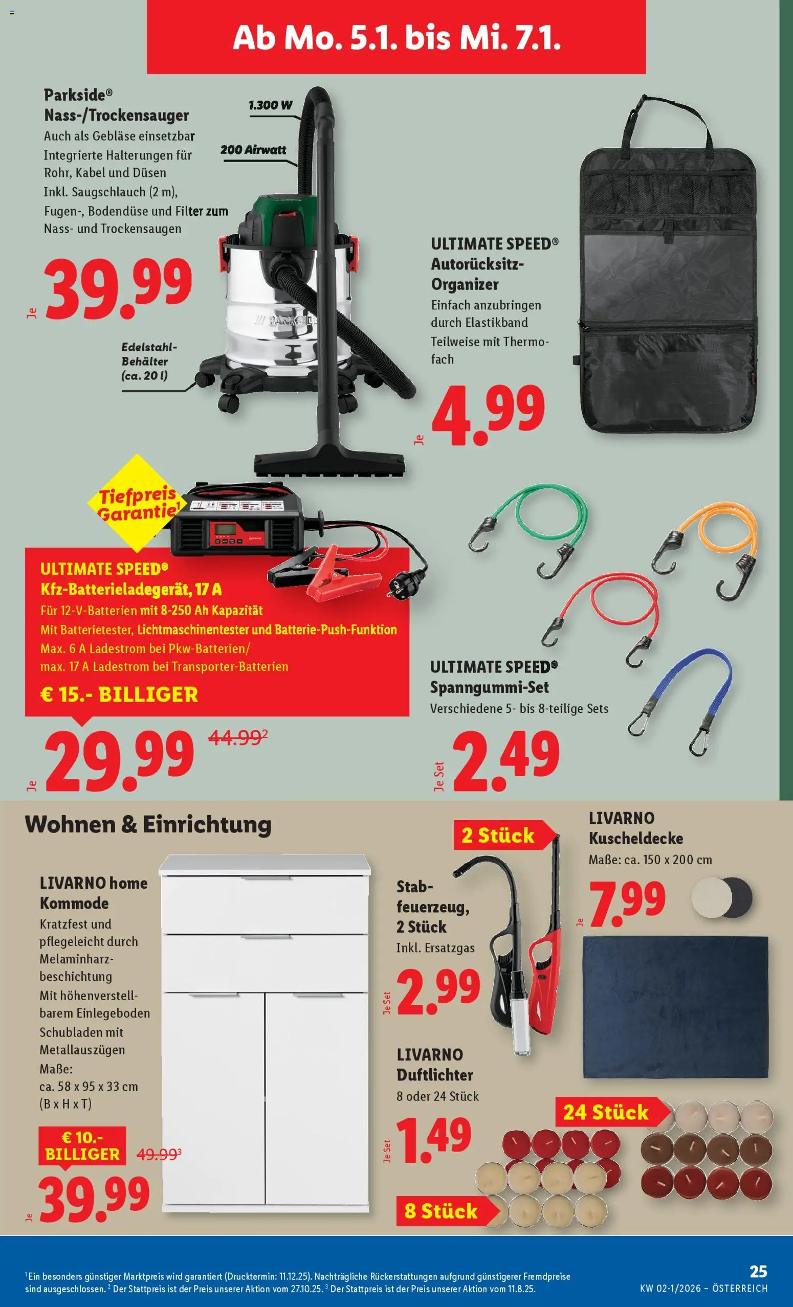 Lidl Flugblatt gültig ab 02.01.2026 | Seite: 27 | Produkte: Kabel, Kommode