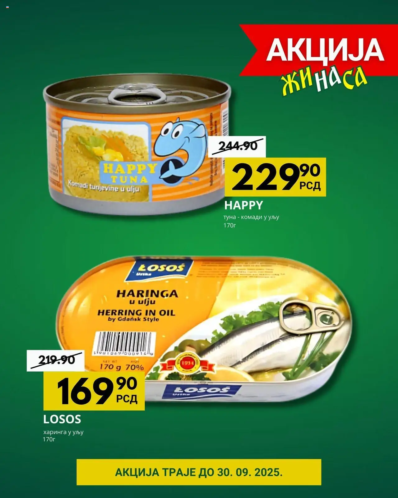 ŽINASA katalog - važi od 01.09.2025 | Strana: 2 | Proizvode: Losos