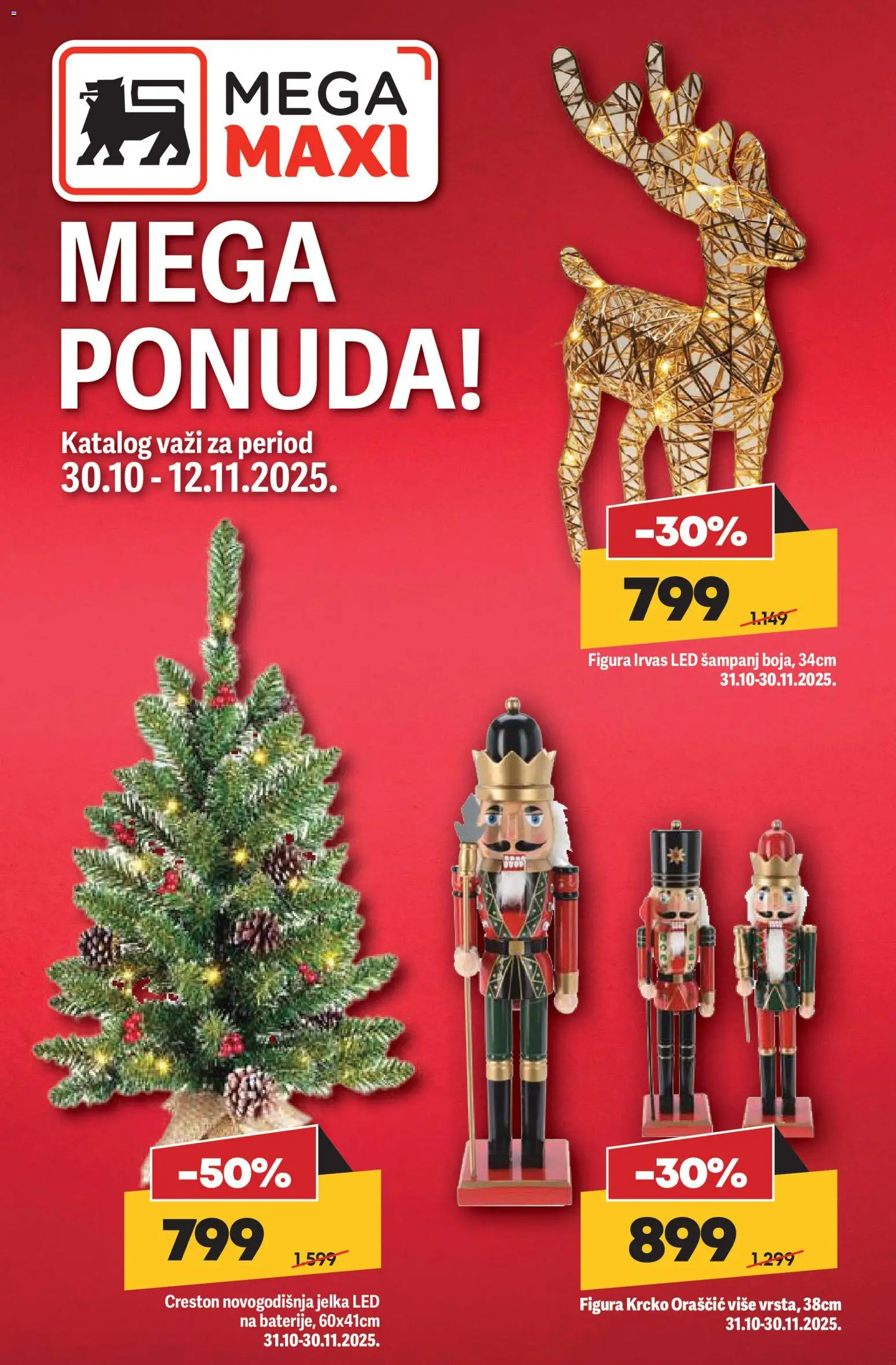 Mega Maxi katalog - važi od 30.10.2025 | Strana: 1