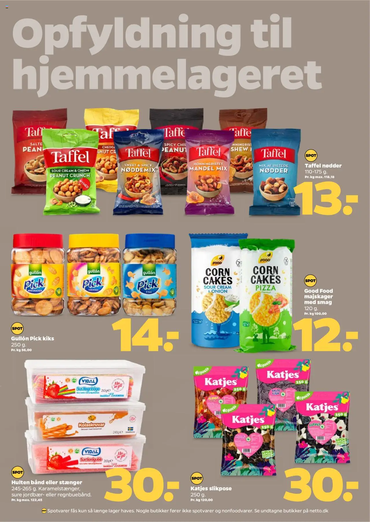 Netto tilbudsavis – gyldig fra 04.10.2025 | Side: 29 | Produkter: Pizza, Jordbær, Nødder, Majskager