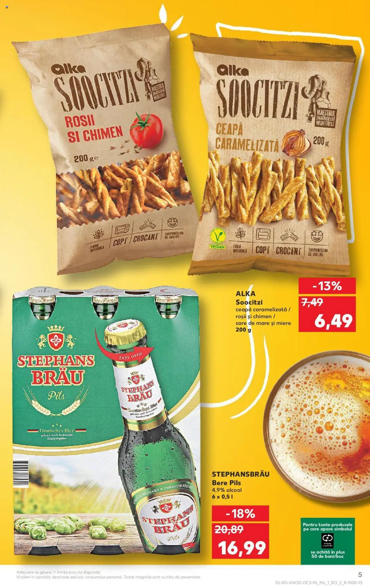 Catalog Kaufland - Arad – valabil de la 06.08.2025 | Pagină: 5 | Produse: Făină, Roșii, Ceapă, Sare
