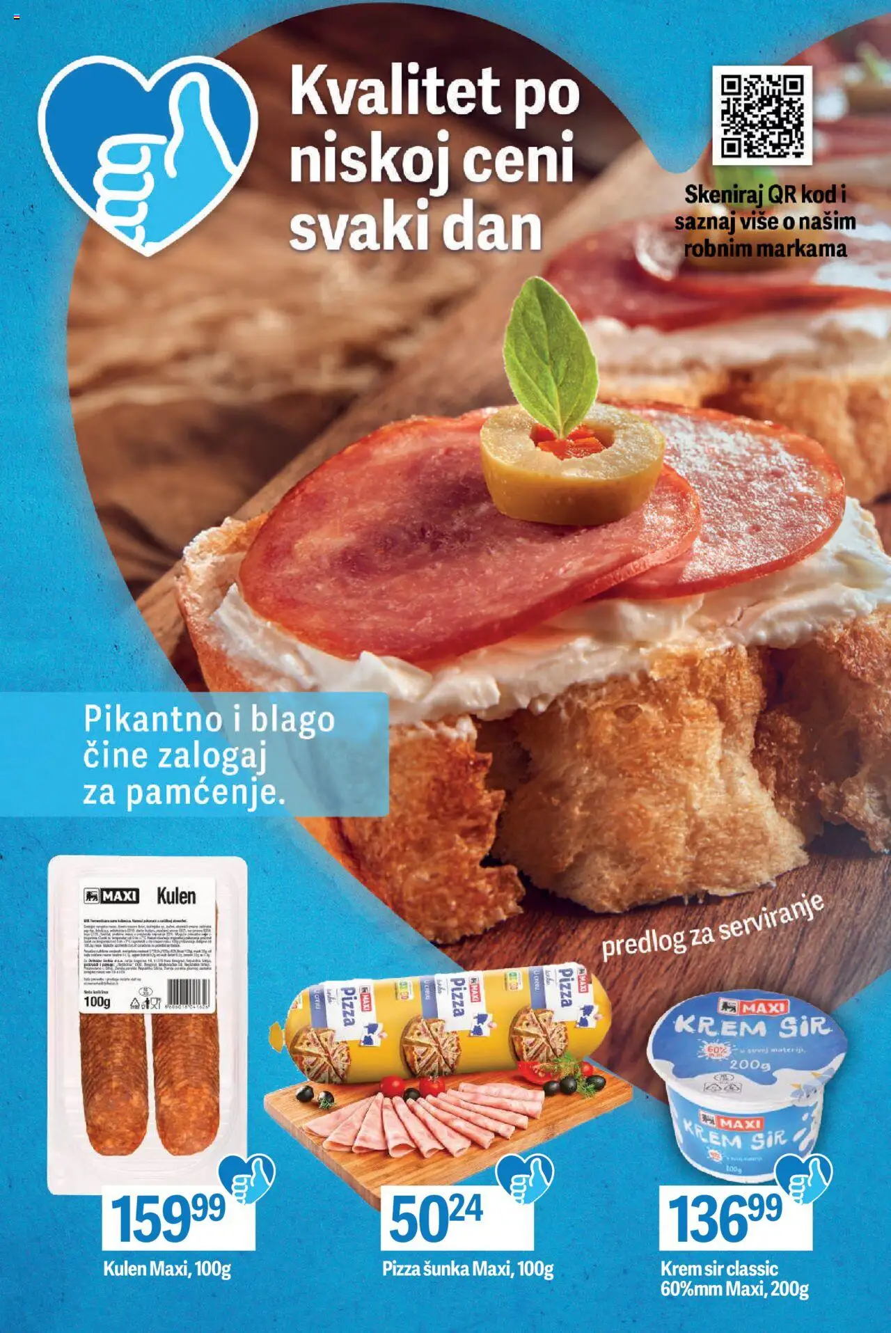 Maxi katalog - važi od 16.10.2025 | Strana: 2 | Proizvode: Kulen, Krem sir, Šunka, Pizza šunka