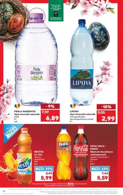 Ofertele Kaufland valabile de la 11.03.2026 | Pagină: 40 | Produse: Struguri, Portocale, Ice tea, Apă