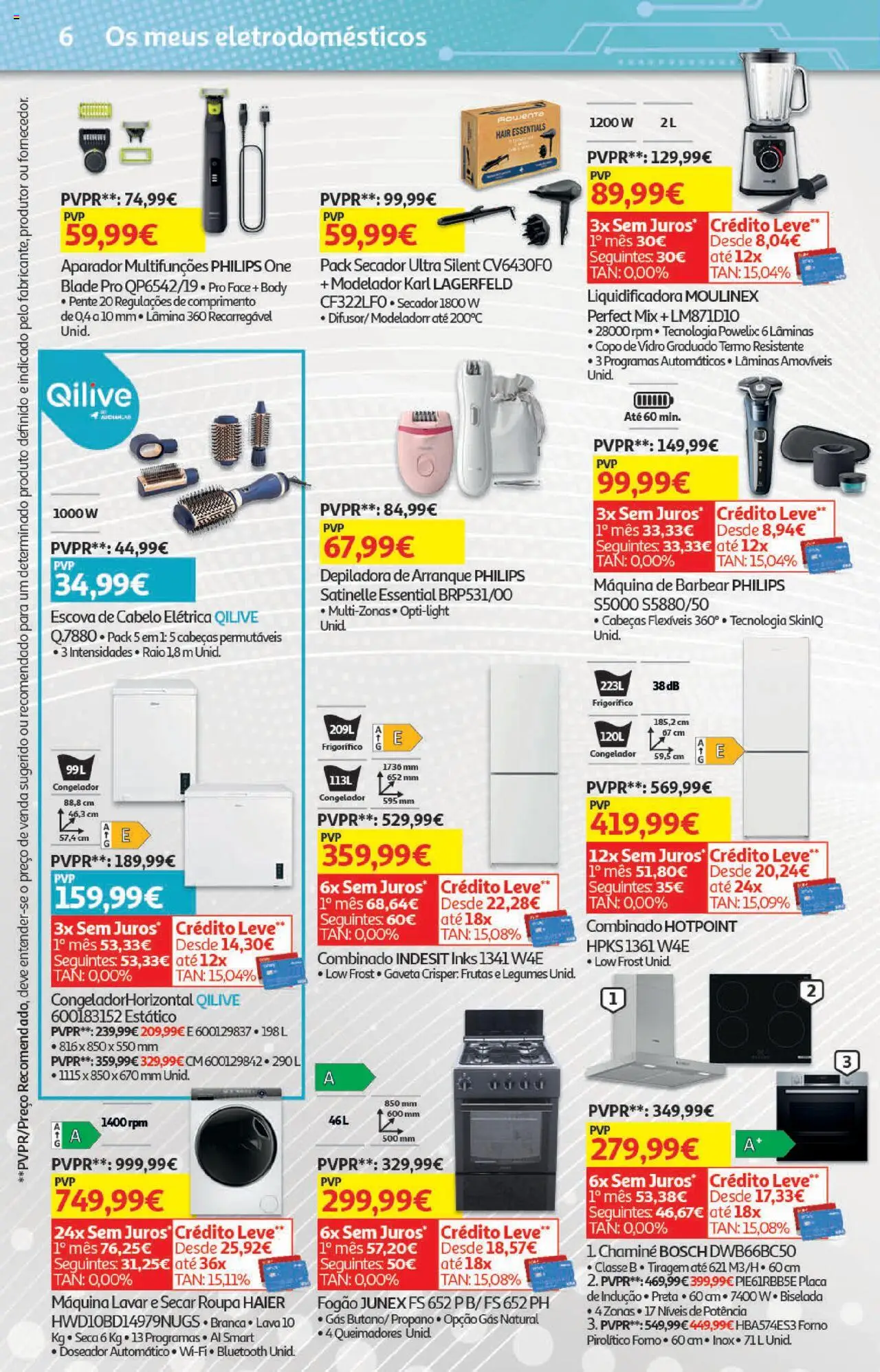 Auchan - Regresso às Aulas │ válido de 06.08.2025 | Página: 27 | Produtos: Secador, Fogão, Pente, Escova de cabelo