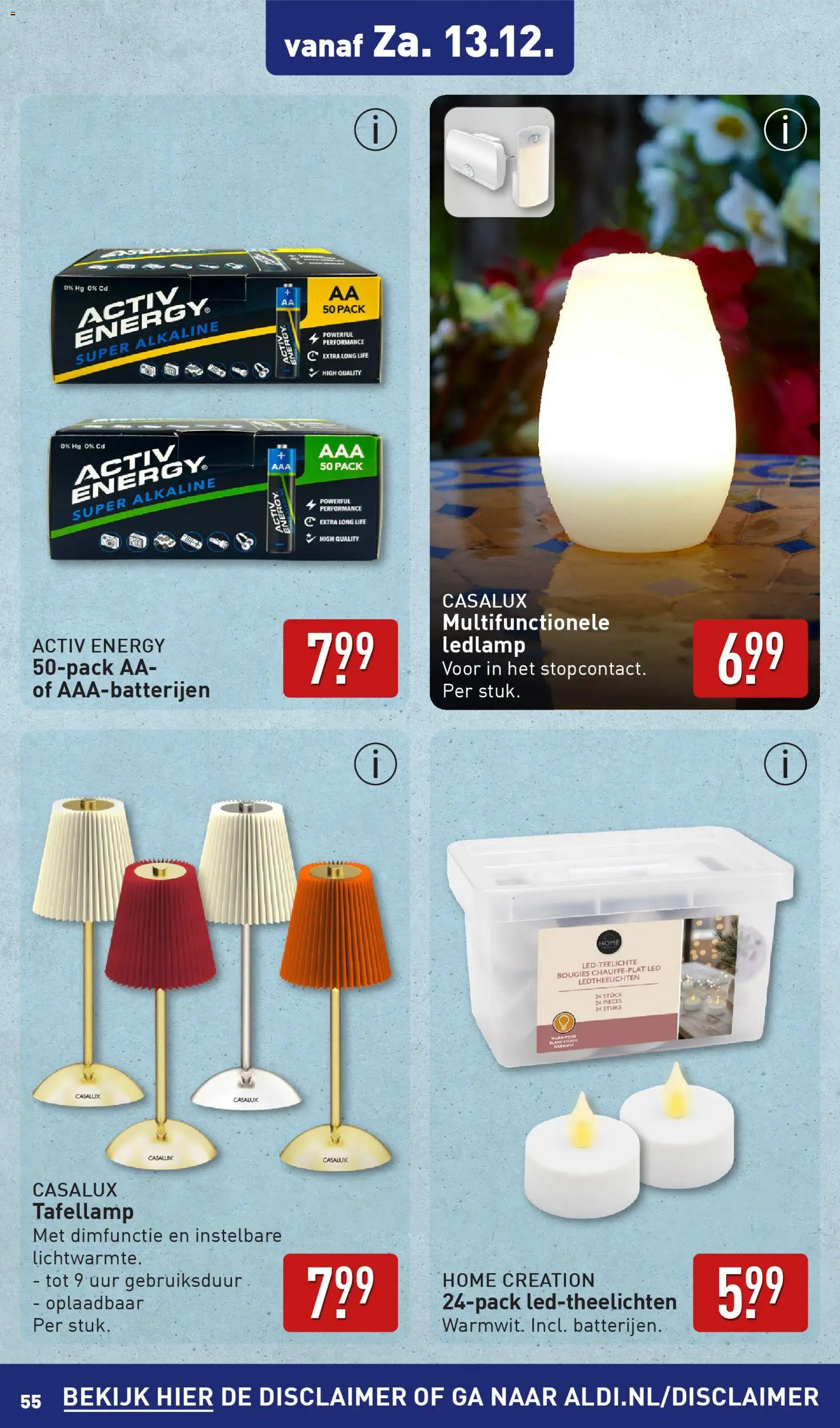 {H1} | Pagina: 55 | Producten: Ledlamp