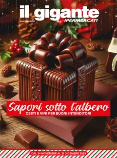Anteprima del volantino Il Gigante Sapori sotto l'Albero catalogo valido a partire dal 24.11.2025