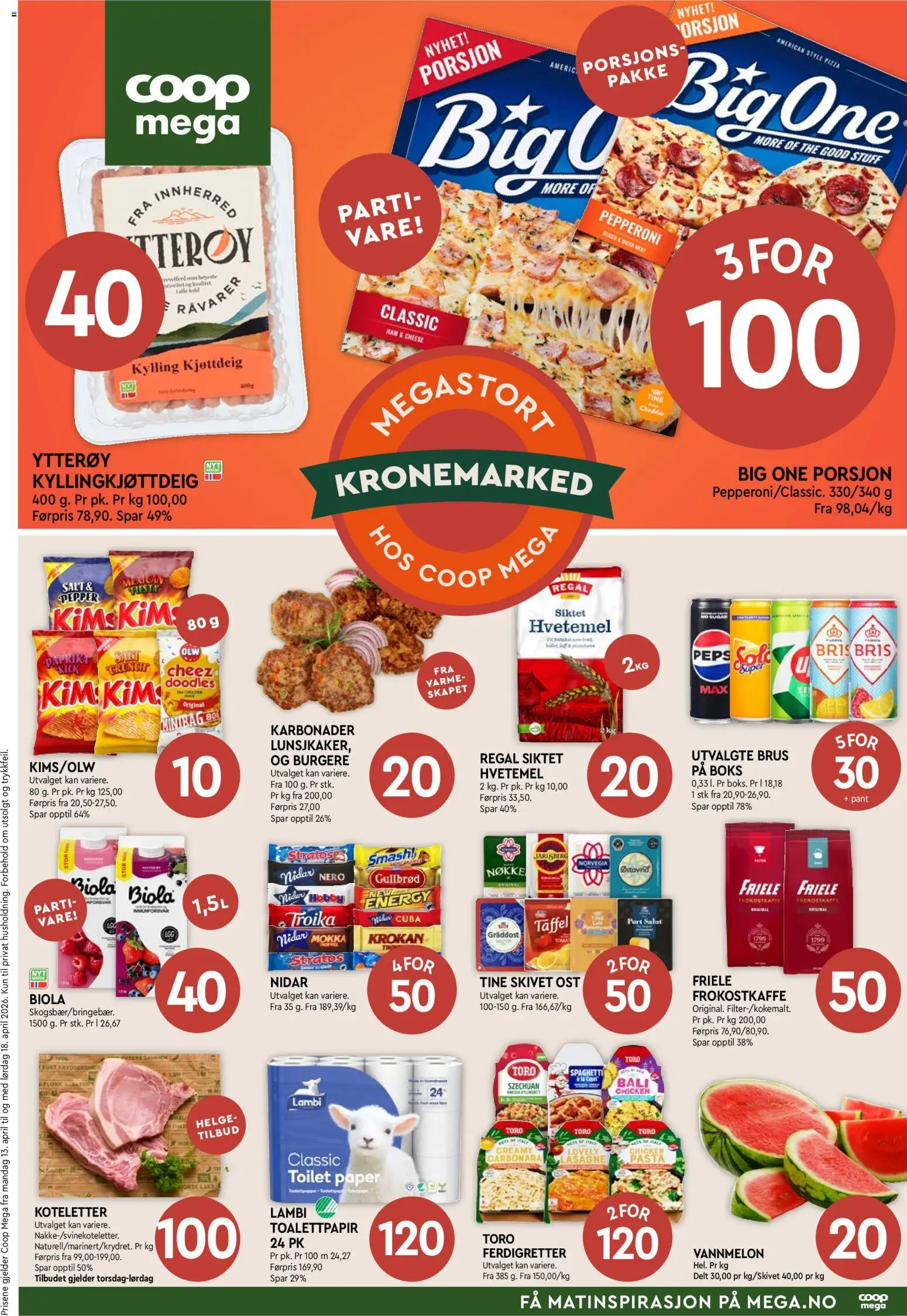 {H1} | Side: 1 | Produkter: Ost, Brus, Дитяча кухня, Суміш дитяча