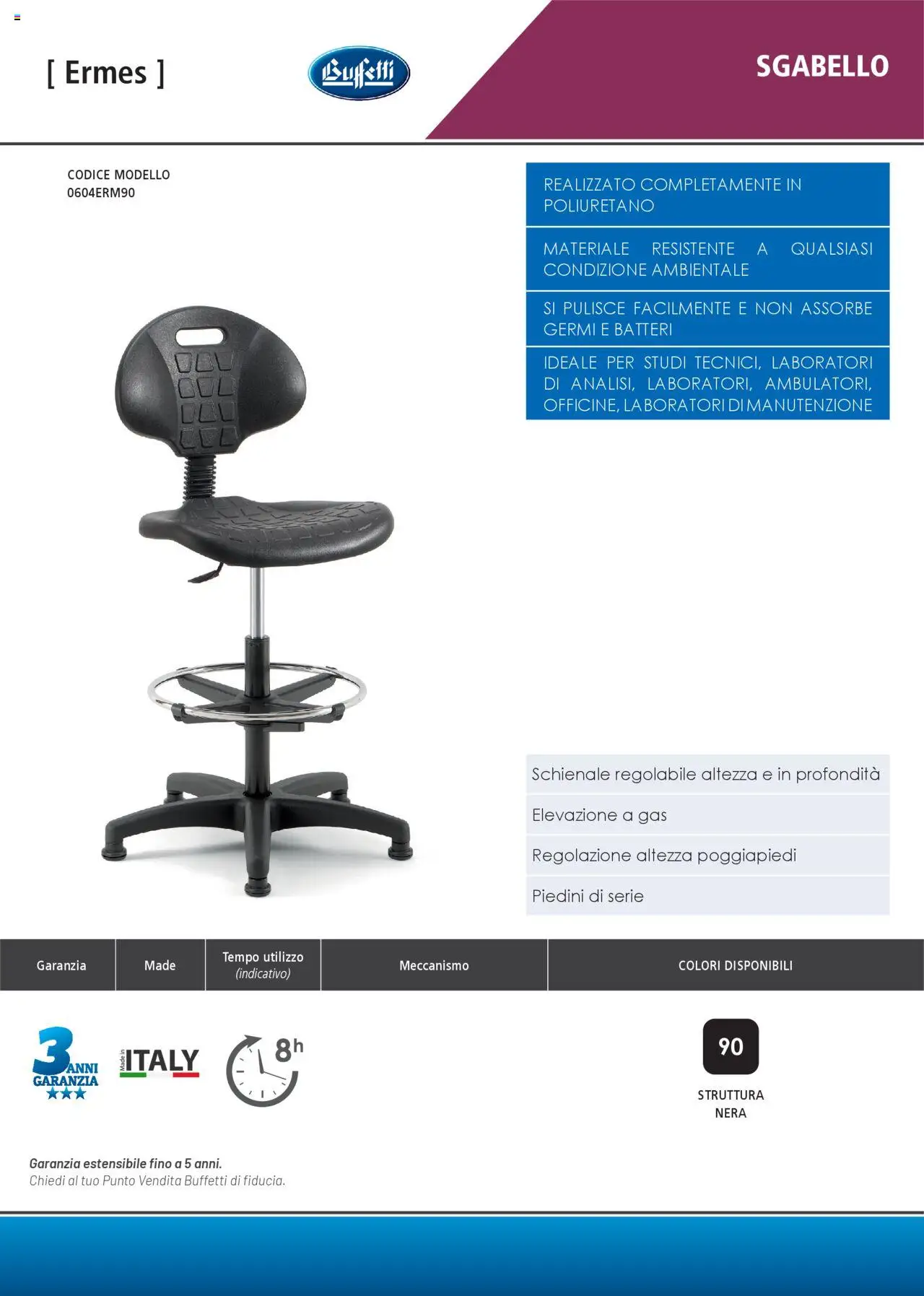 Volantino Buffetti del 28.06.2025 | Pagina: 189 | Prodotti: Poggiapiedi, Sgabello