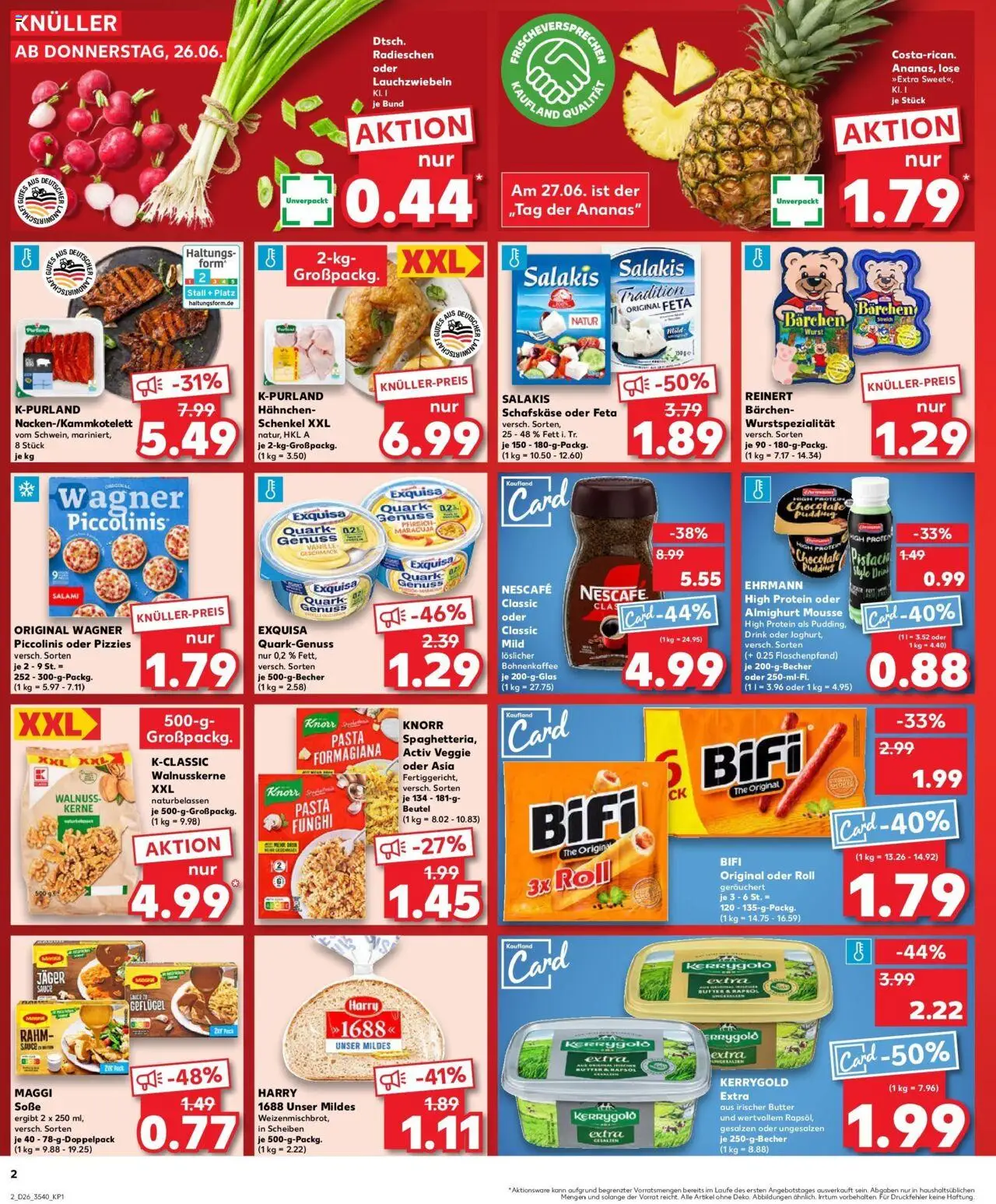 Kaufland prospekt Schwedt	 - gültig ab dem 29.06.2025 | Seite: 13 | Produkte: Exquisa, Nescafe classic, Salami, Schafskase