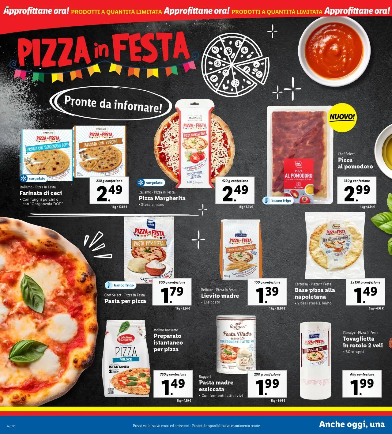 Volantino Lidl del 09.06.2025 | Pagina: 20 | Prodotti: Ceci, Pomodoro, Pasta, Funghi
