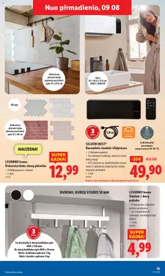 LIDL akcijos nuo 08.09.2025 | Puslapis: 15 | Prekių: Baterija, Pakaba