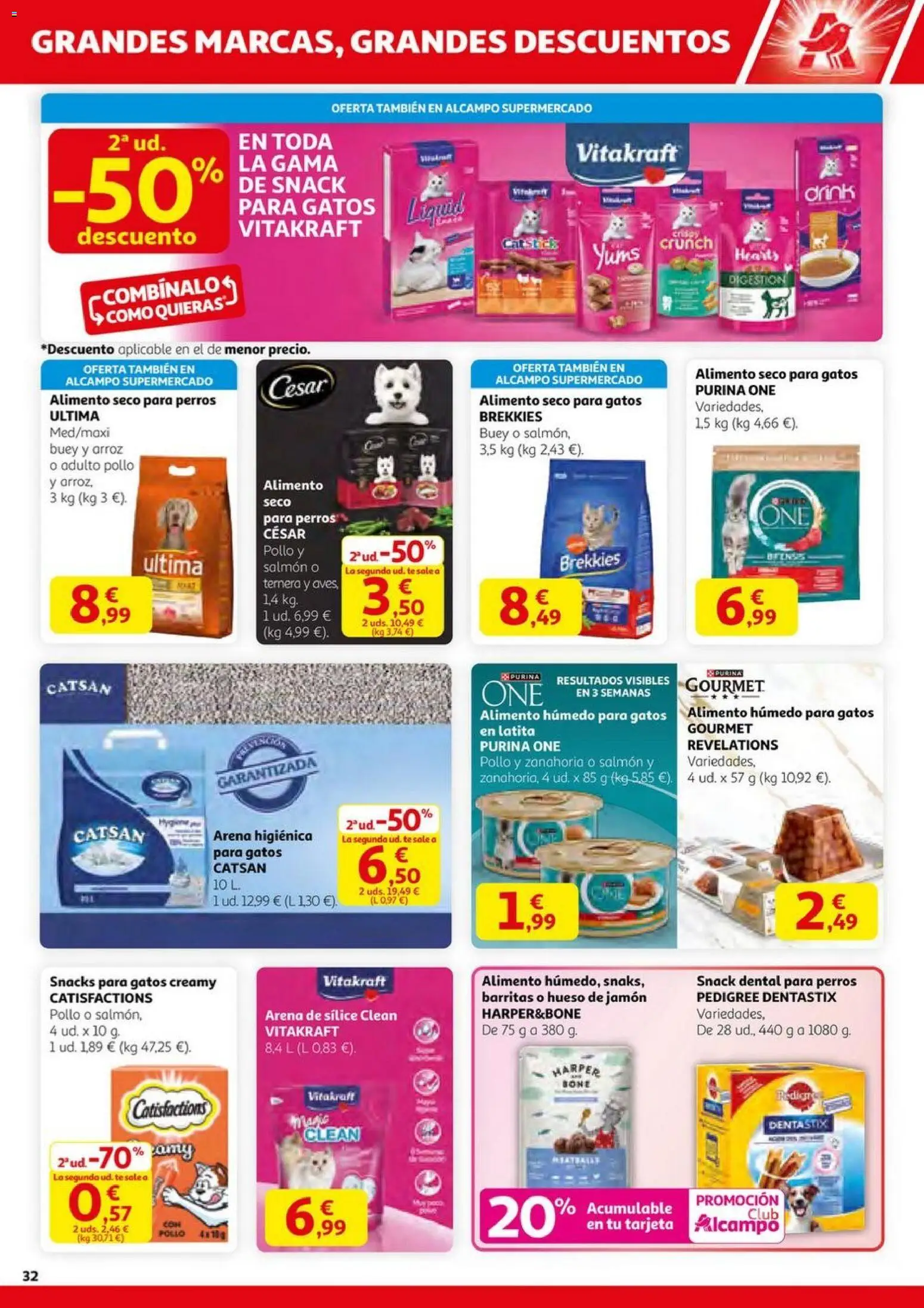 Alcampo - HG Pio XII Unificado  │ válido desde el 23.10.2025 | Página: 32 | Productos: Jamón, Arroz, Zanahoria, Té