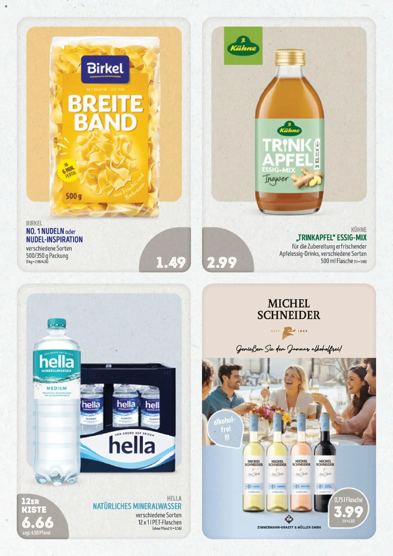 Edeka Struve Prospekt 	 – gültig ab 19.01.2026 | Seite: 17 | Produkte: Äpfel, Mineralwasser, Hella, Nudeln