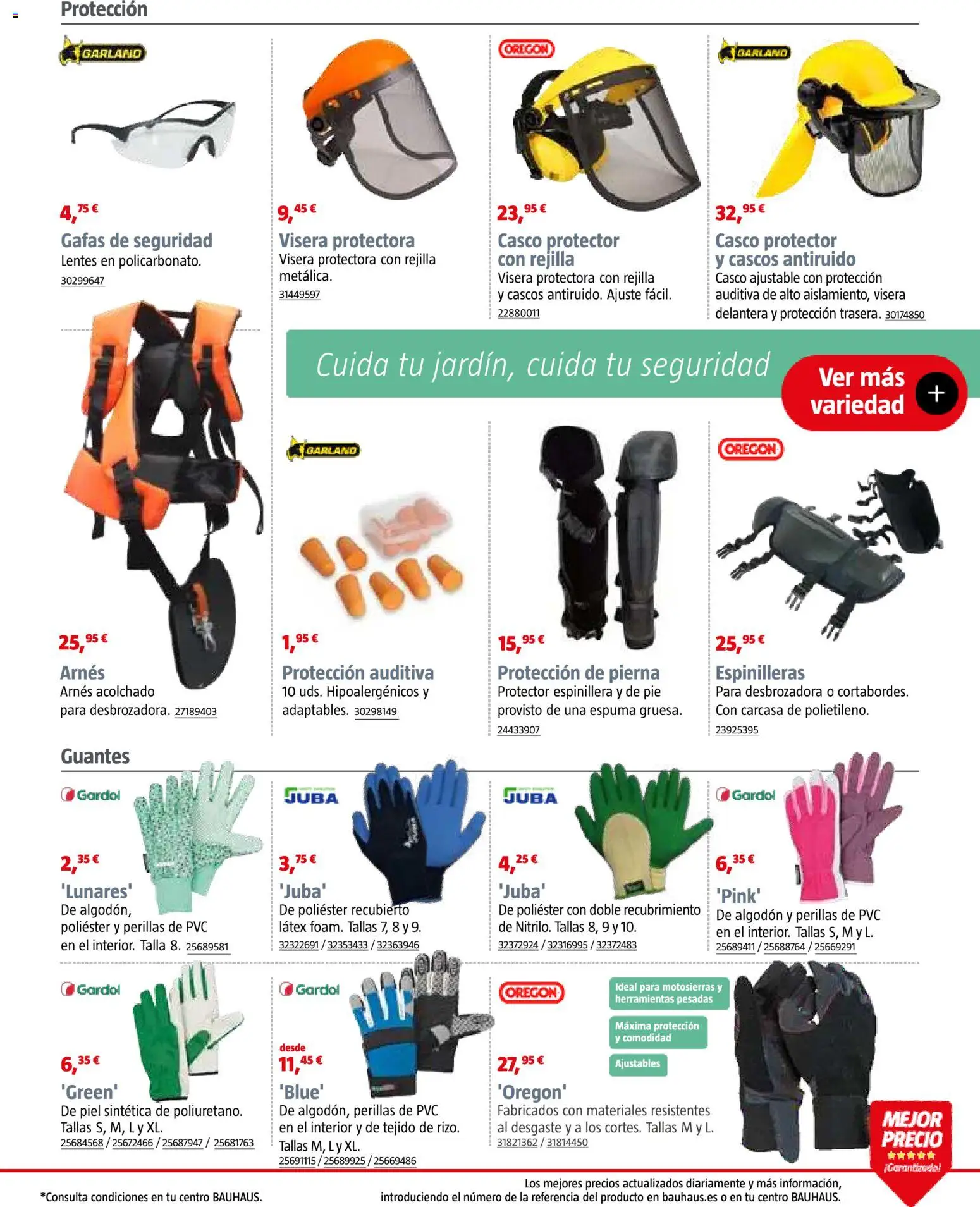 Bauhaus Jardín │ válido desde el 16.03.2026 | Página: 35 | Productos: Desbrozadora, Guantes