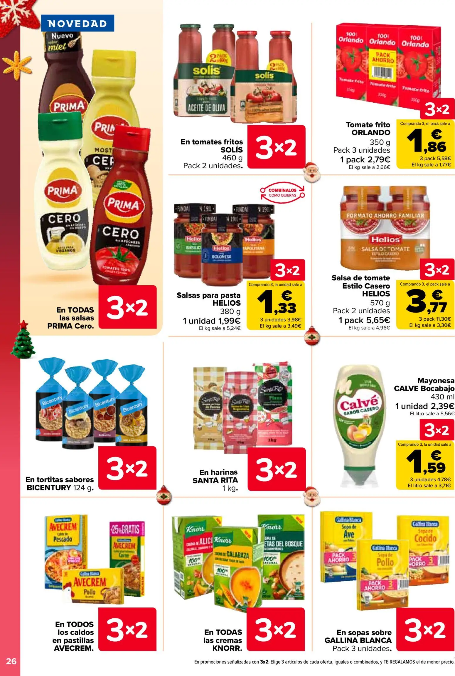 Carrefour folleto │ válido desde el 29.12.2025 | Página: 26 | Productos: Aceite, Tomates, Té, Κλειδαριά της πόρτας