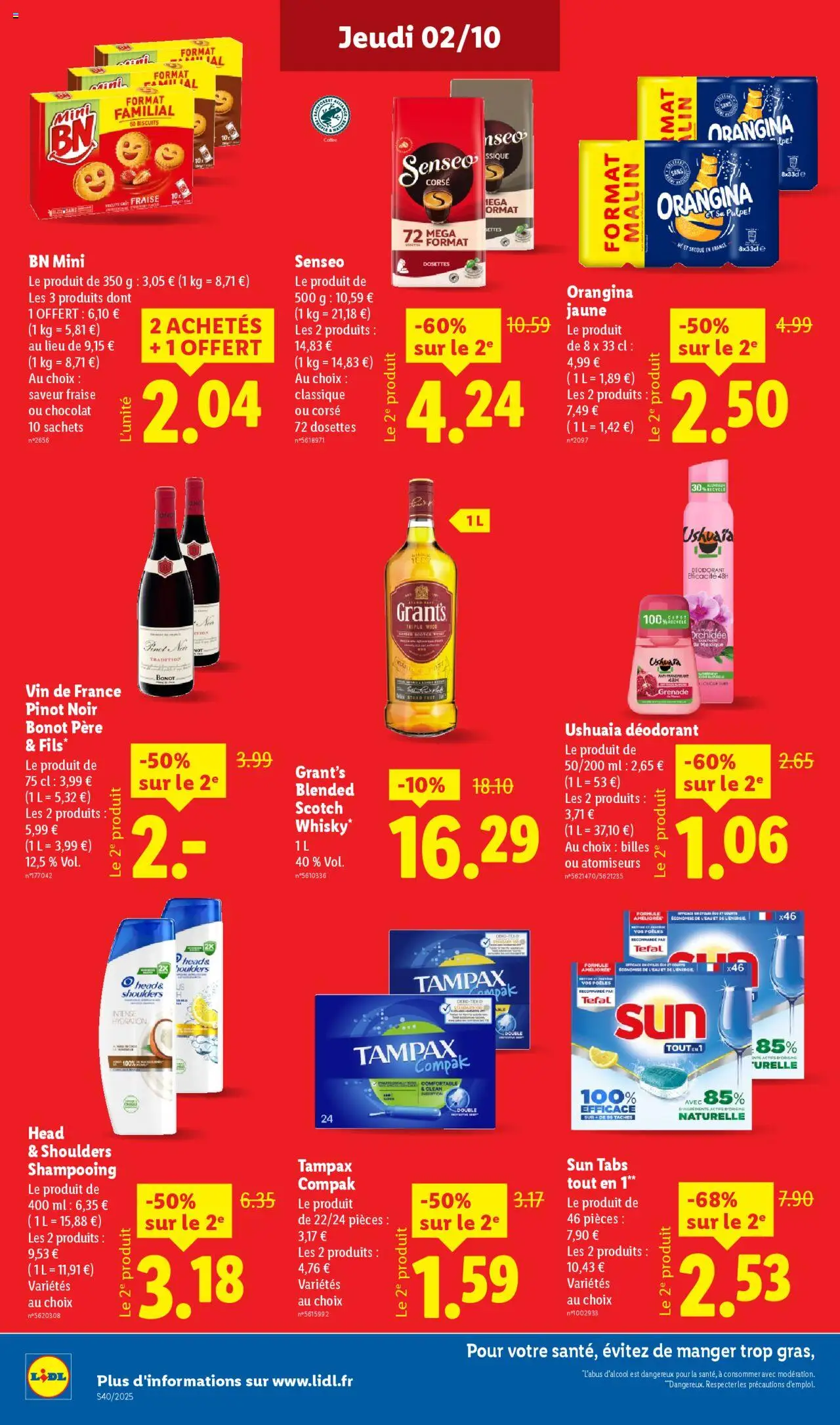  | Page: 14 | Produits: Orangina, Fraise, Senseo, Cookies