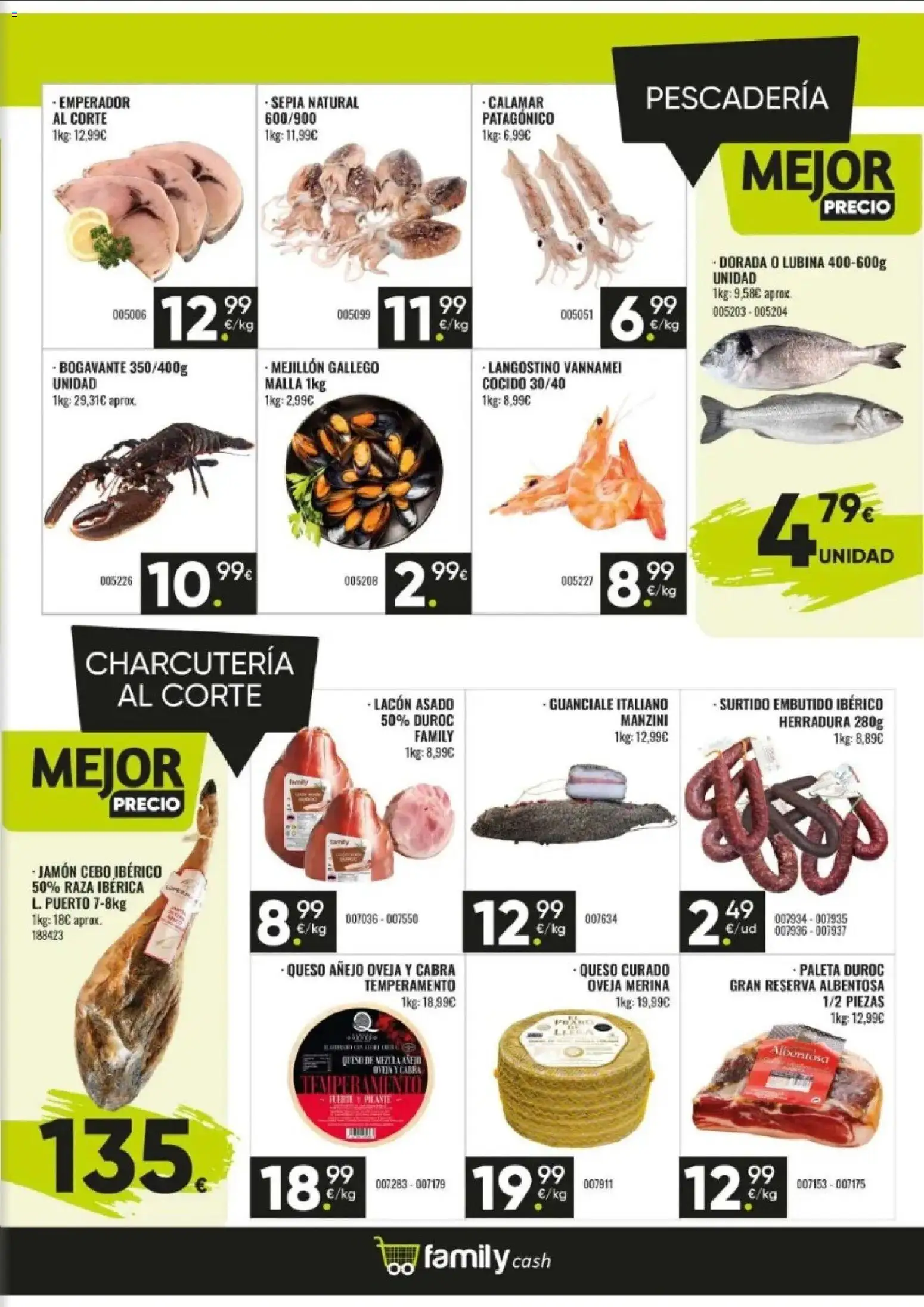 Family Cash folleto │ válido desde el 06.04.2026 | Página: 3 | Productos: Queso, Jamón, Langostino