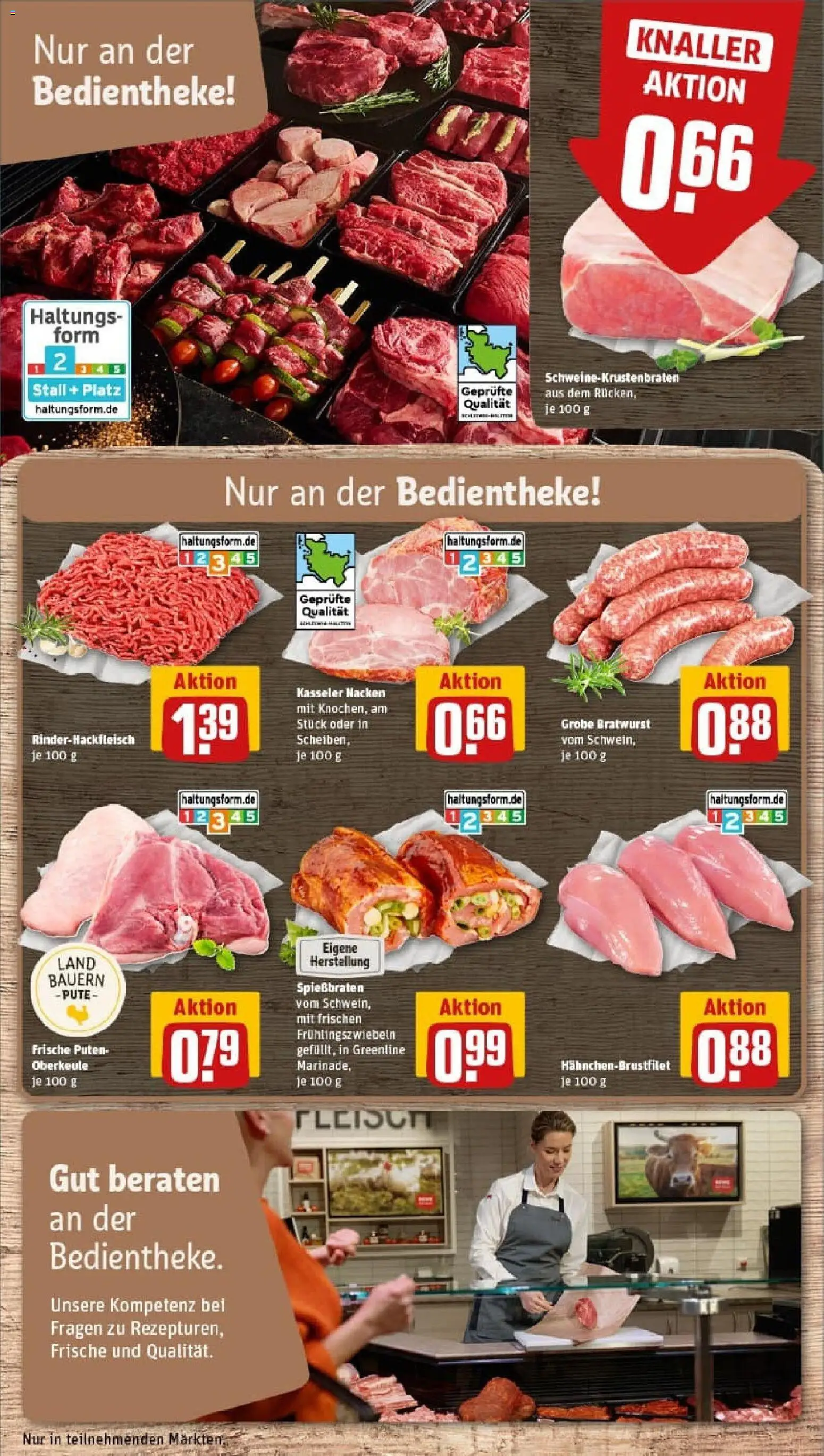 Rewe prospekt Flensburg	 – gültig ab 26.10.2025 | Seite: 12 | Produkte: Pute, Bratwurst, Kasseler nacken
