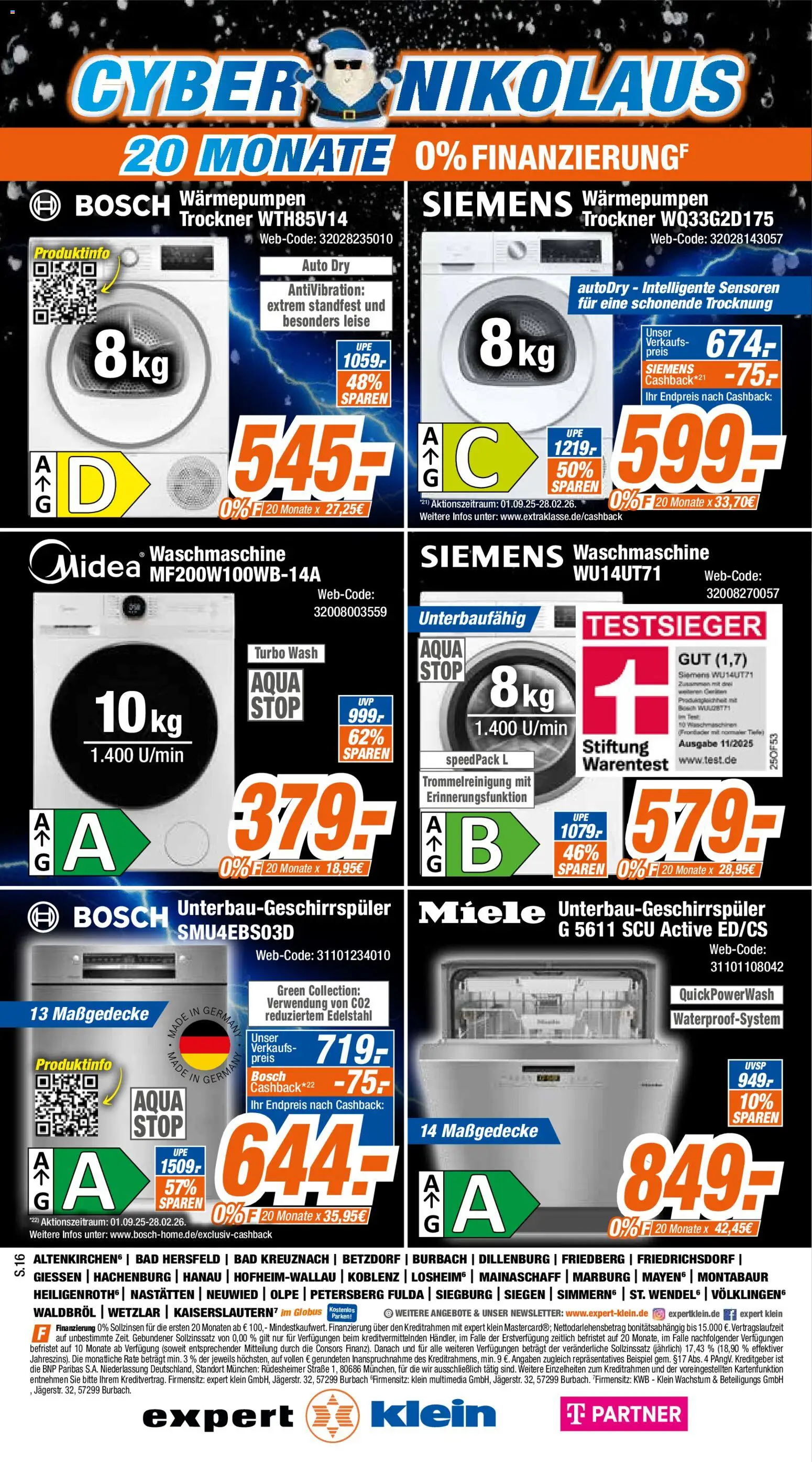 Expert - Black Friday – gültig ab 27.11.2025 | Seite: 20 | Produkte: Miele, Bosch, Siemens, Trockner