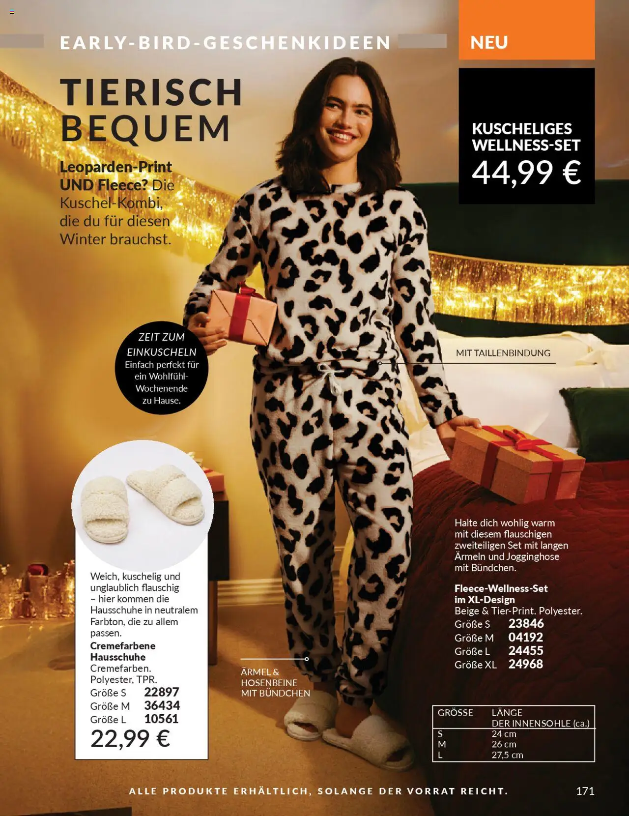 AVON Katalog Oktober 2025 – gültig ab 01.10.2025 | Seite: 173 | Produkte: Jogginghose, Hausschuhe