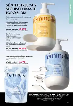 Vista previa Oriflame - Catálogo Campaña 5 válido desde el 01.04.2026 | Página: 133 | Productos: Crema, Limpiador íntimo