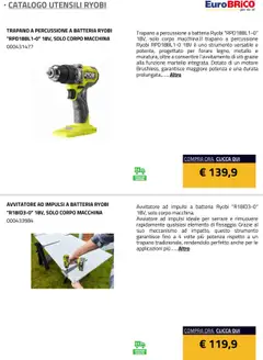 Volantino Eurobrico del 23.07.2025 | Pagina: 67 | Prodotti: Avvitatore, Trapano, Martello, Batteria