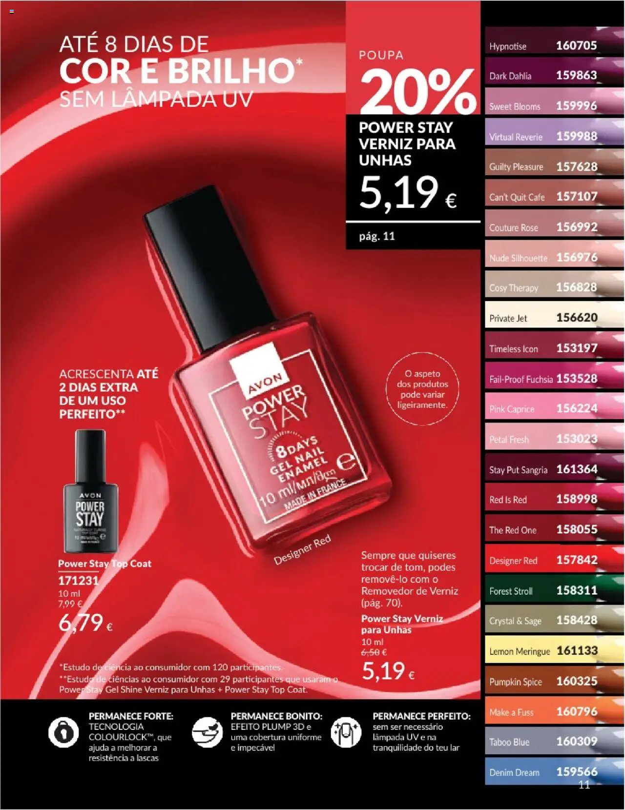 Catálogo Avon Campanha 8 │ válido de 01.08.2025 | Página: 11 | Produtos: Top, Café, Verniz