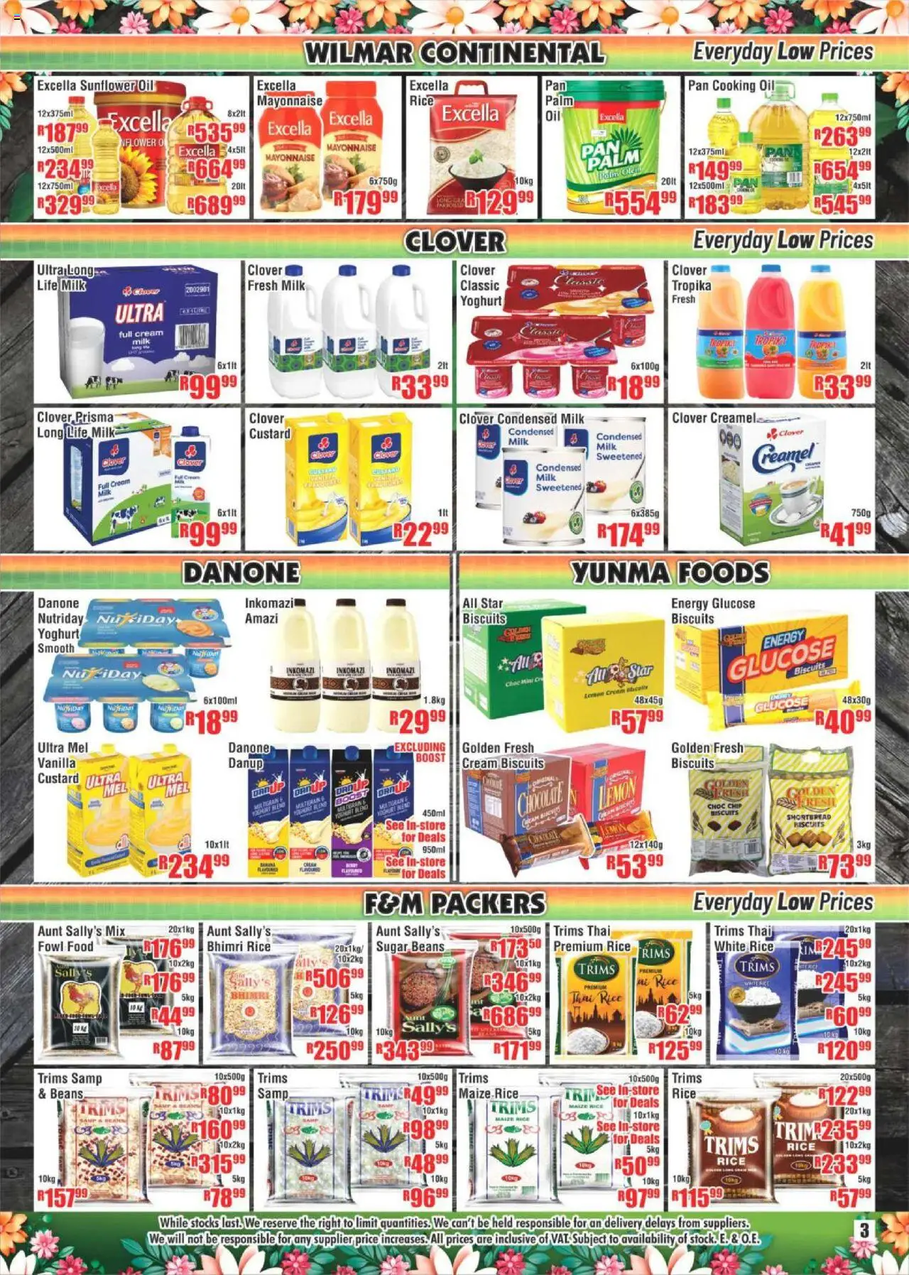 New Devland catalogue – valid from 06.09.2025 | Page: 3 | Products: Oil, Biscuits, Rice, Mayonnaise