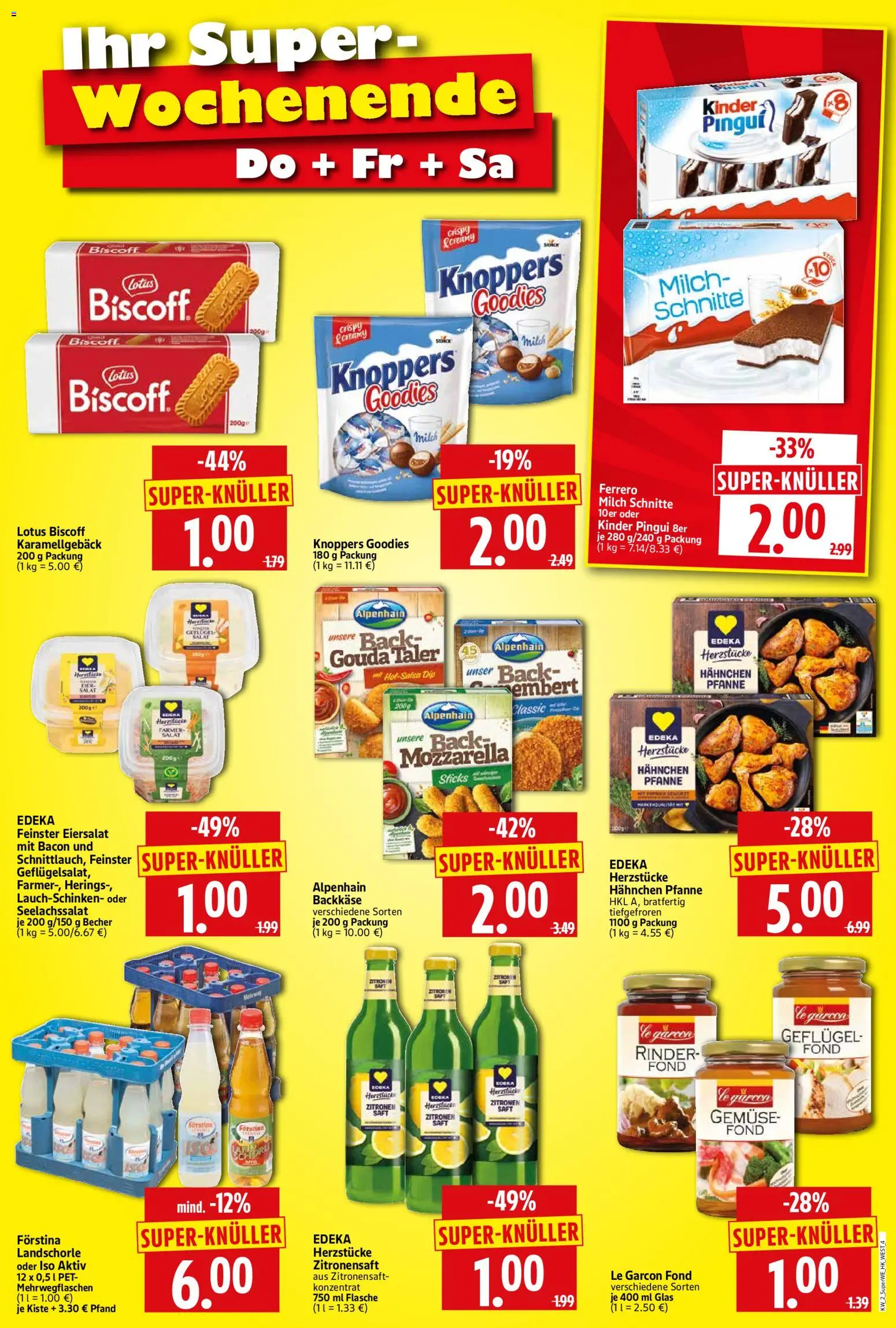 HERKULES Sonderbeilage – gültig ab 08.01.2026 | Seite: 4 | Produkte: Hahnchen, Saft, Salat, Zitronen