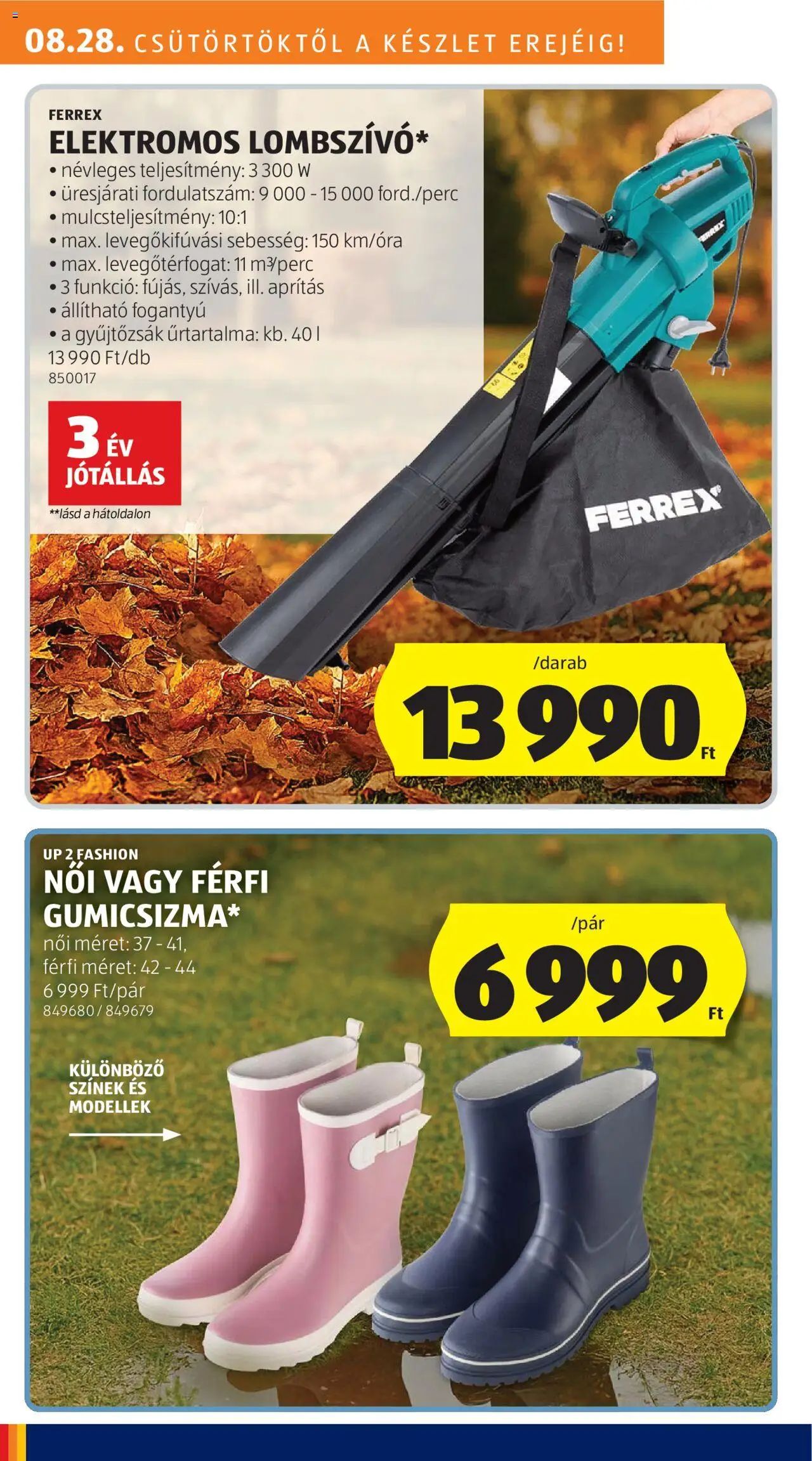 Aldi akciós ujság - amely érvényes a következő dátumtól: 28.08.2025 | Oldal: 4