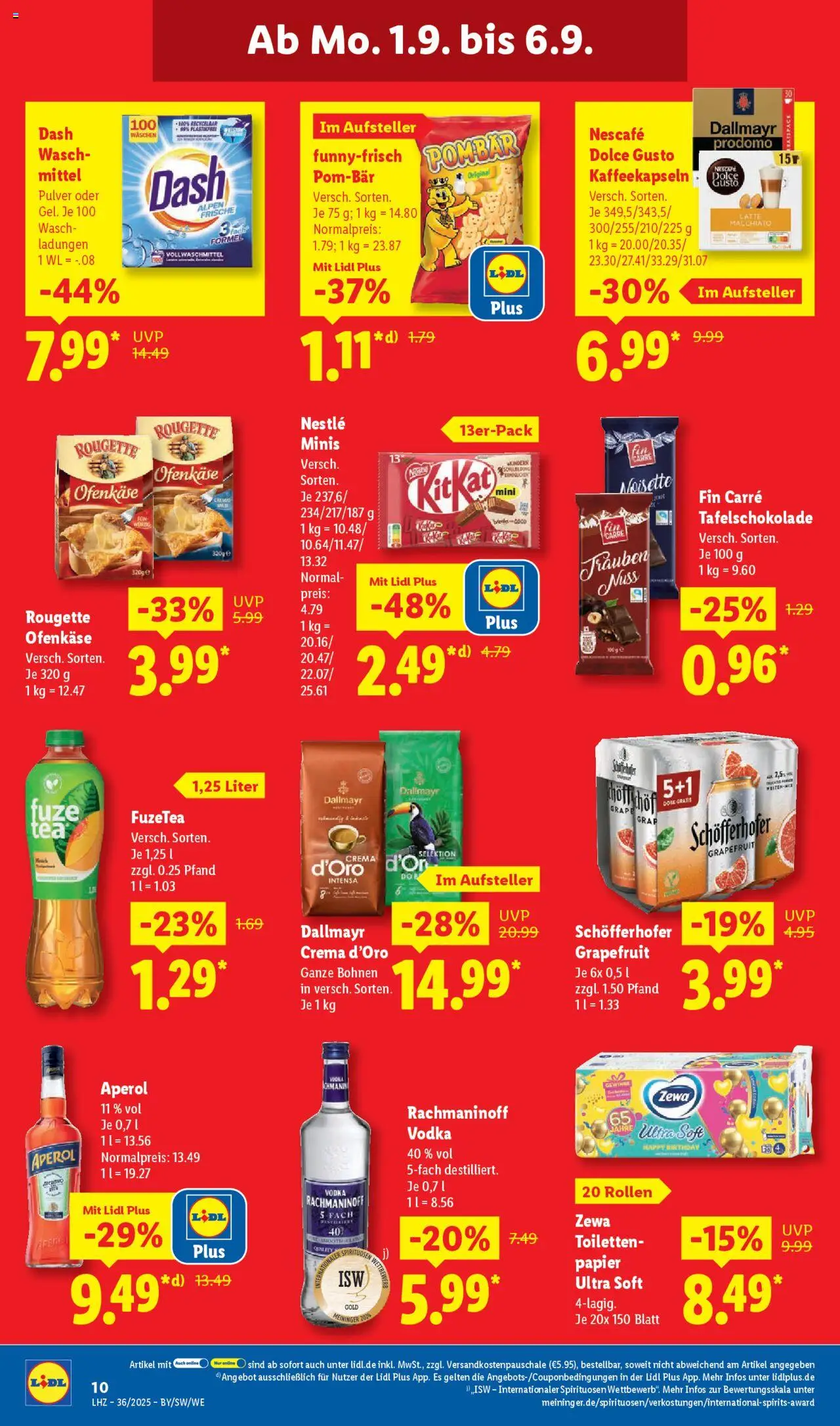 Lidl Prospekt Heppenheim 	 - gültig ab dem 01.09.2025 | Seite: 18 | Produkte: Nescafe, Dallmayr, Aperol, Dolce gusto