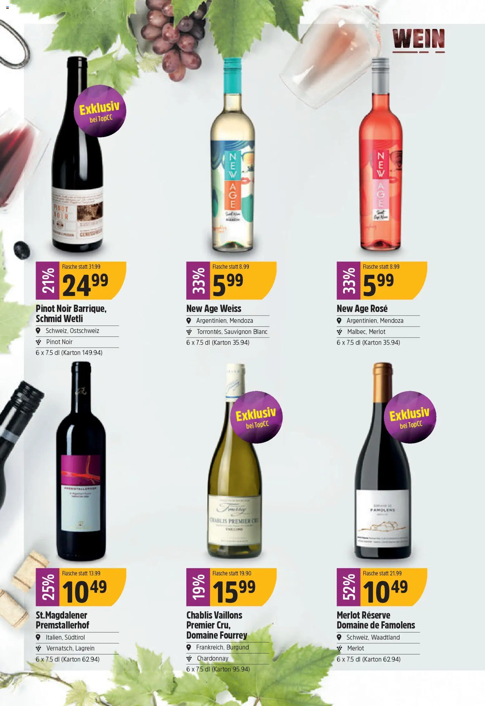 TopCC Aktionen – gültig ab 05.01.2026 | Seite: 16 | Produkte: Merlot, Wein